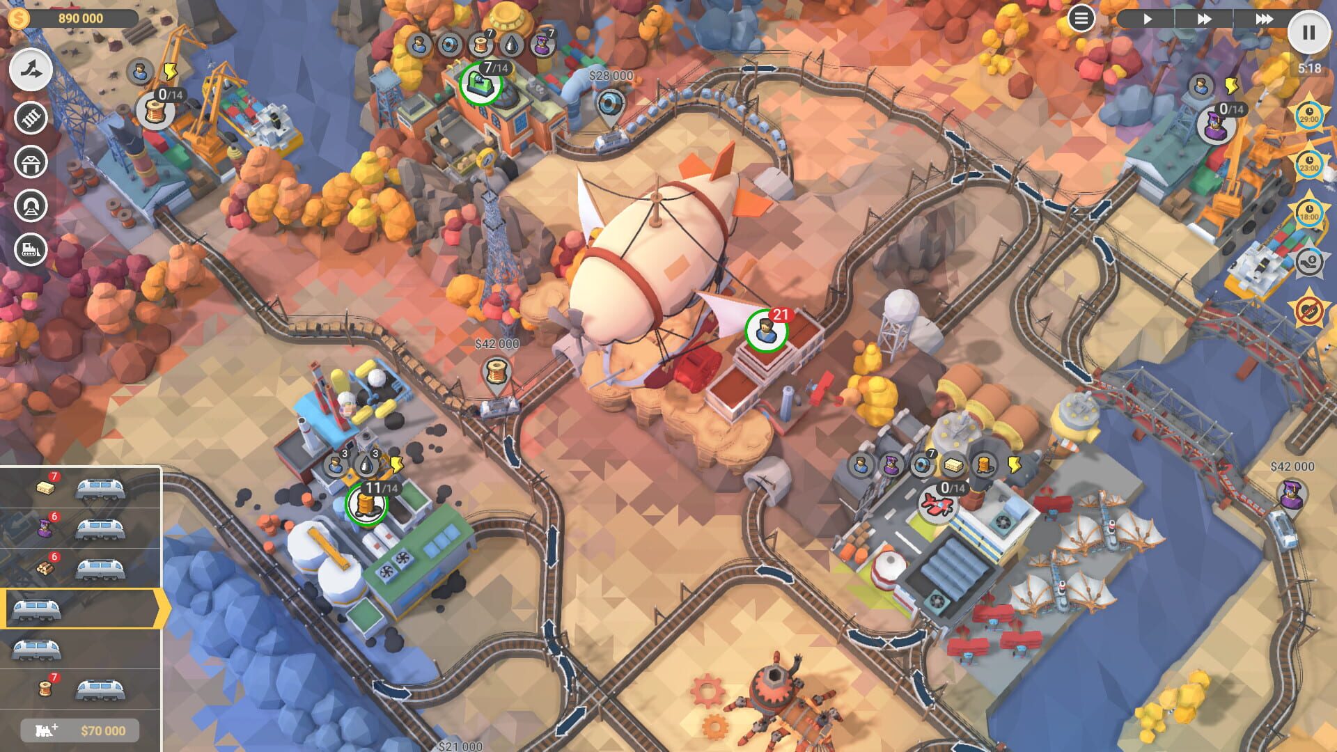 Screenshot for Train Valley 2: Myths and Rails