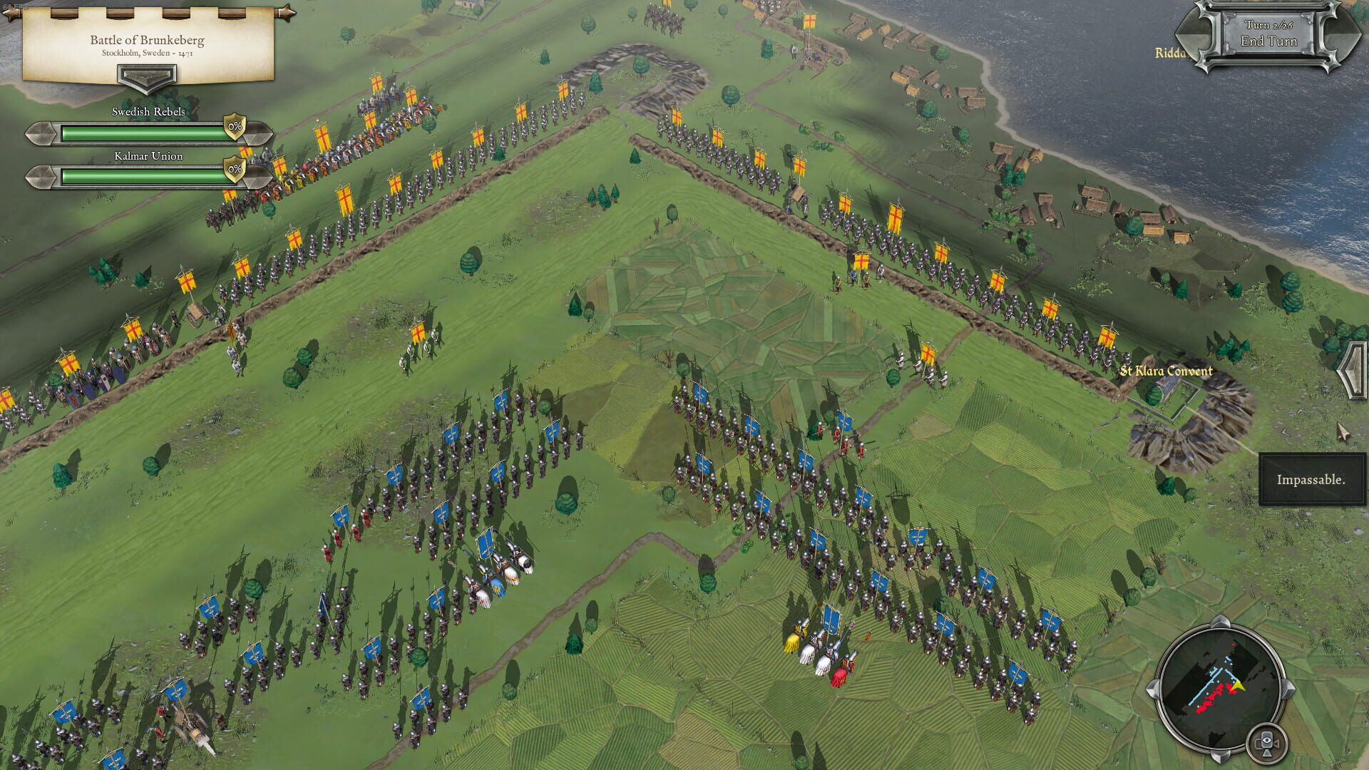 Screenshot for Field of Glory II: Medieval - Rise of the Swiss
