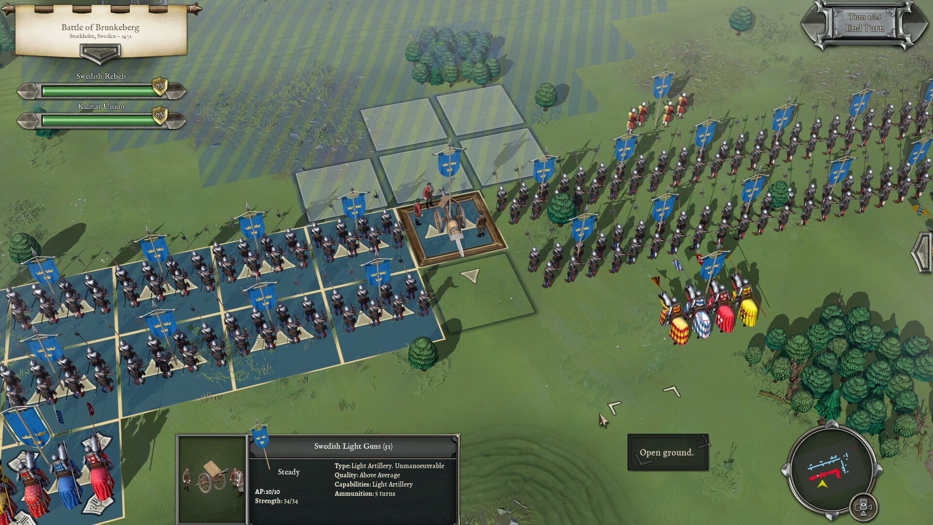 Screenshot for Field of Glory II: Medieval - Rise of the Swiss
