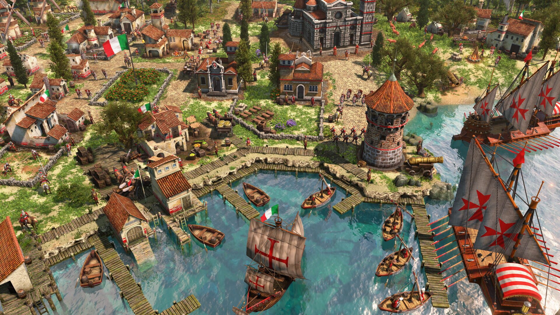 Screenshot for Age of Empires III: Definitive Edition - Knights of the Mediterranean