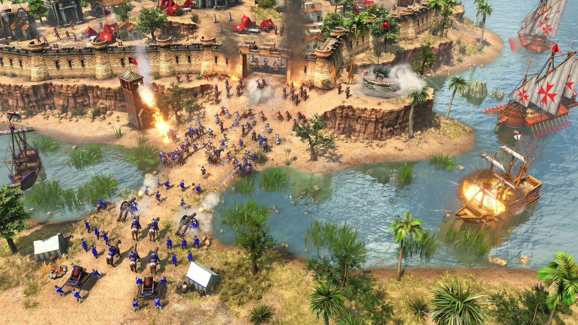 Screenshot for Age of Empires III: Definitive Edition - Knights of the Mediterranean