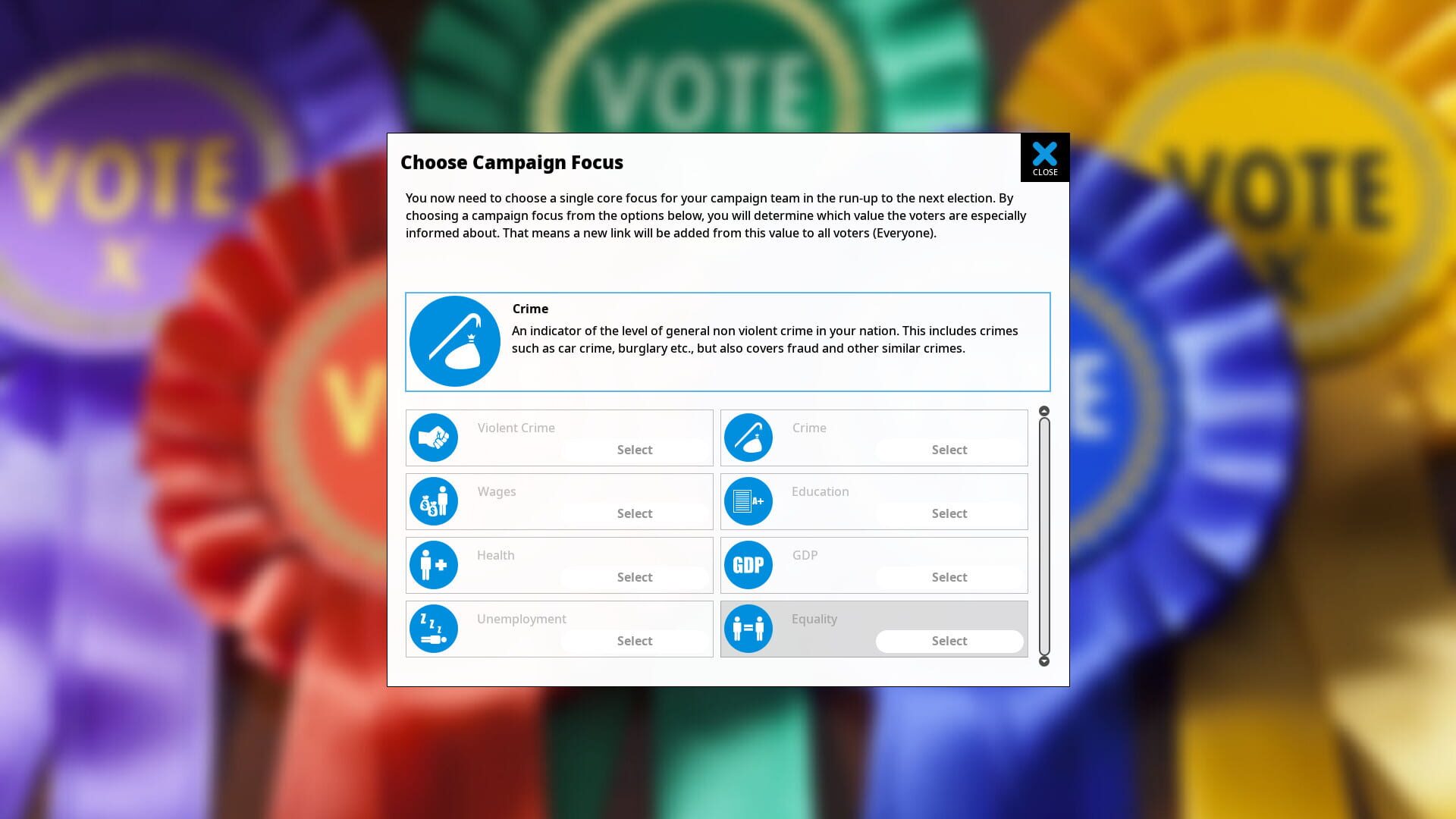 Screenshot for Democracy 4: Voting Systems