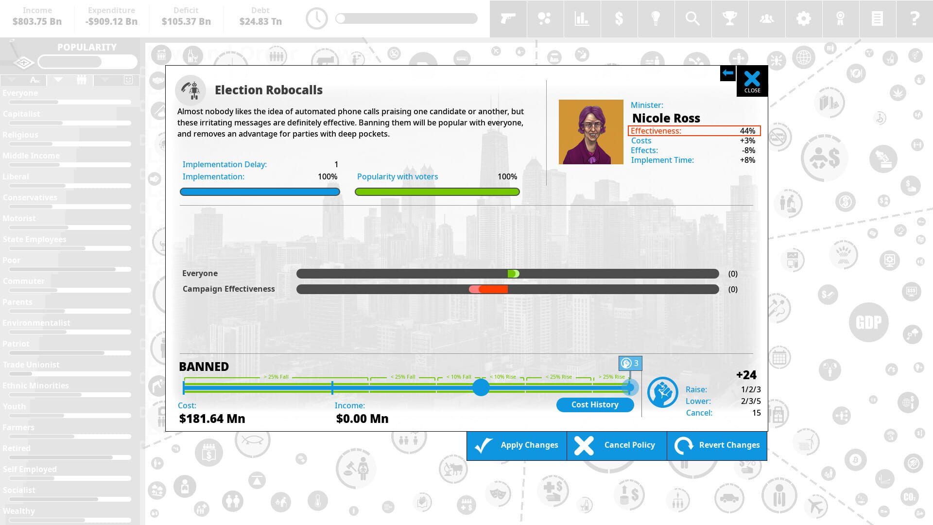 Screenshot for Democracy 4: Voting Systems