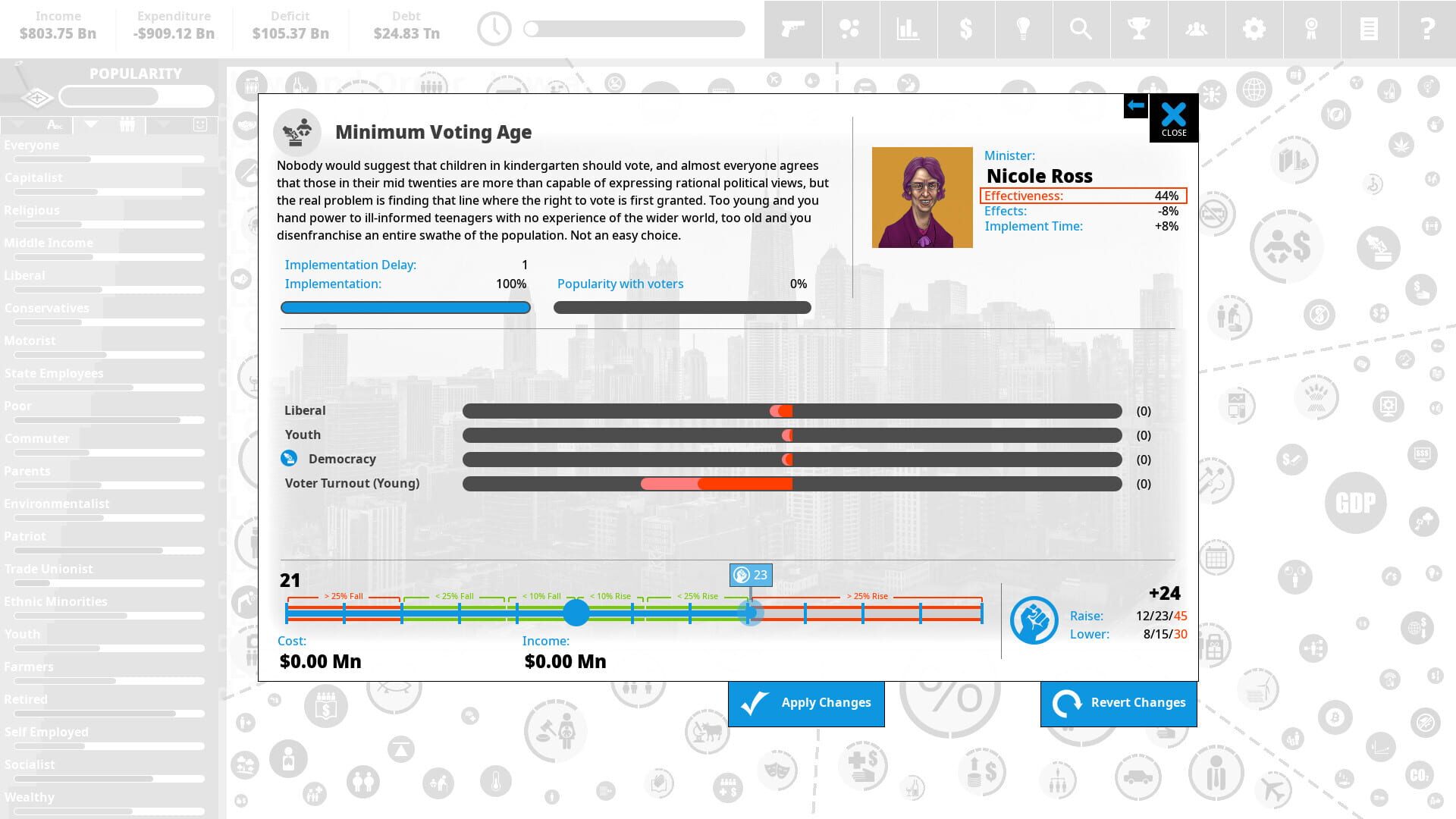 Screenshot for Democracy 4: Voting Systems