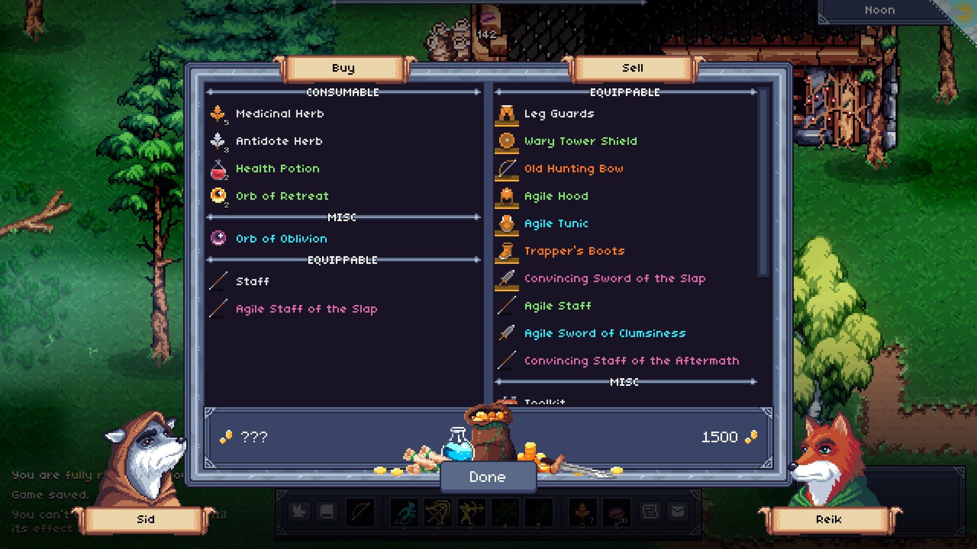 Screenshot for Of Blades & Tails