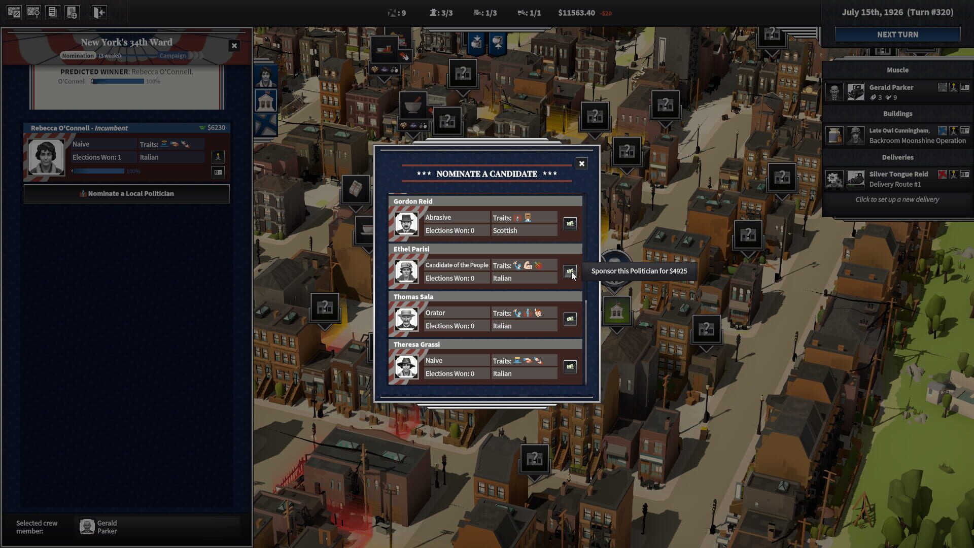 Screenshot for City of Gangsters: Shadow Government