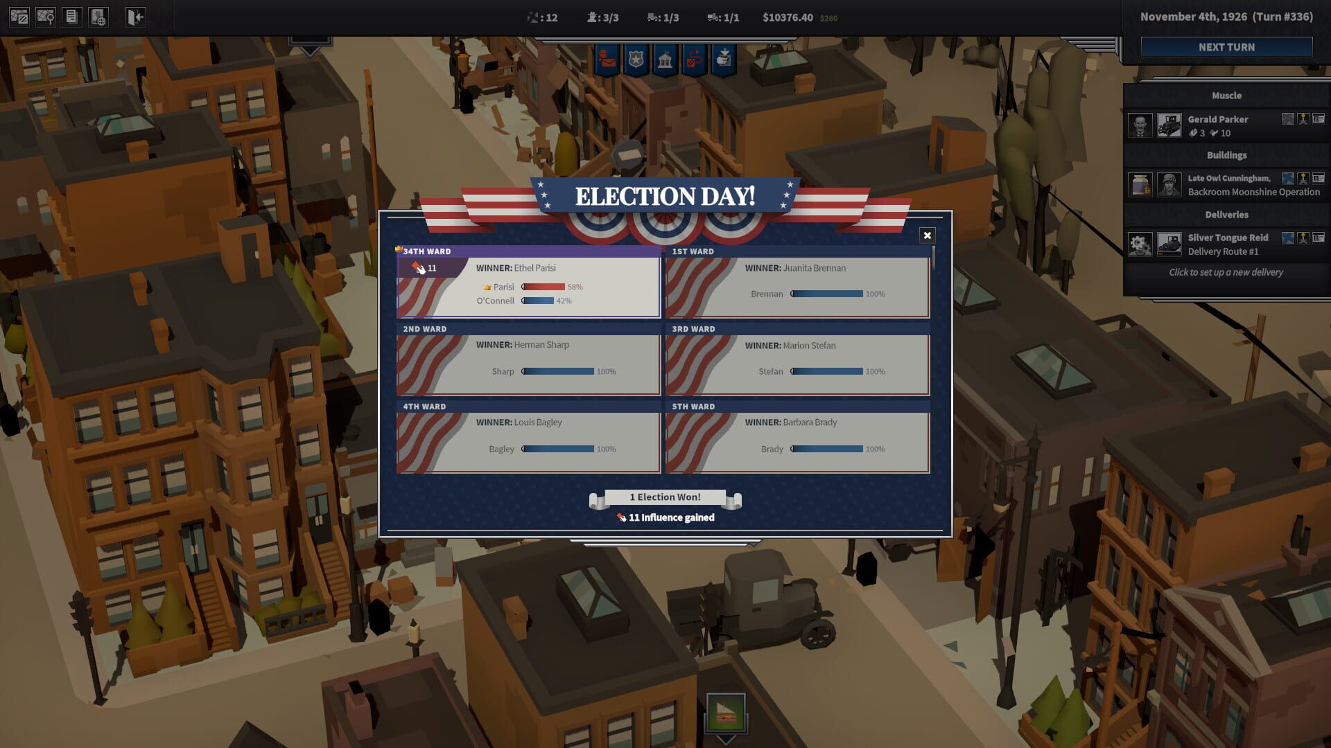 Screenshot for City of Gangsters: Shadow Government