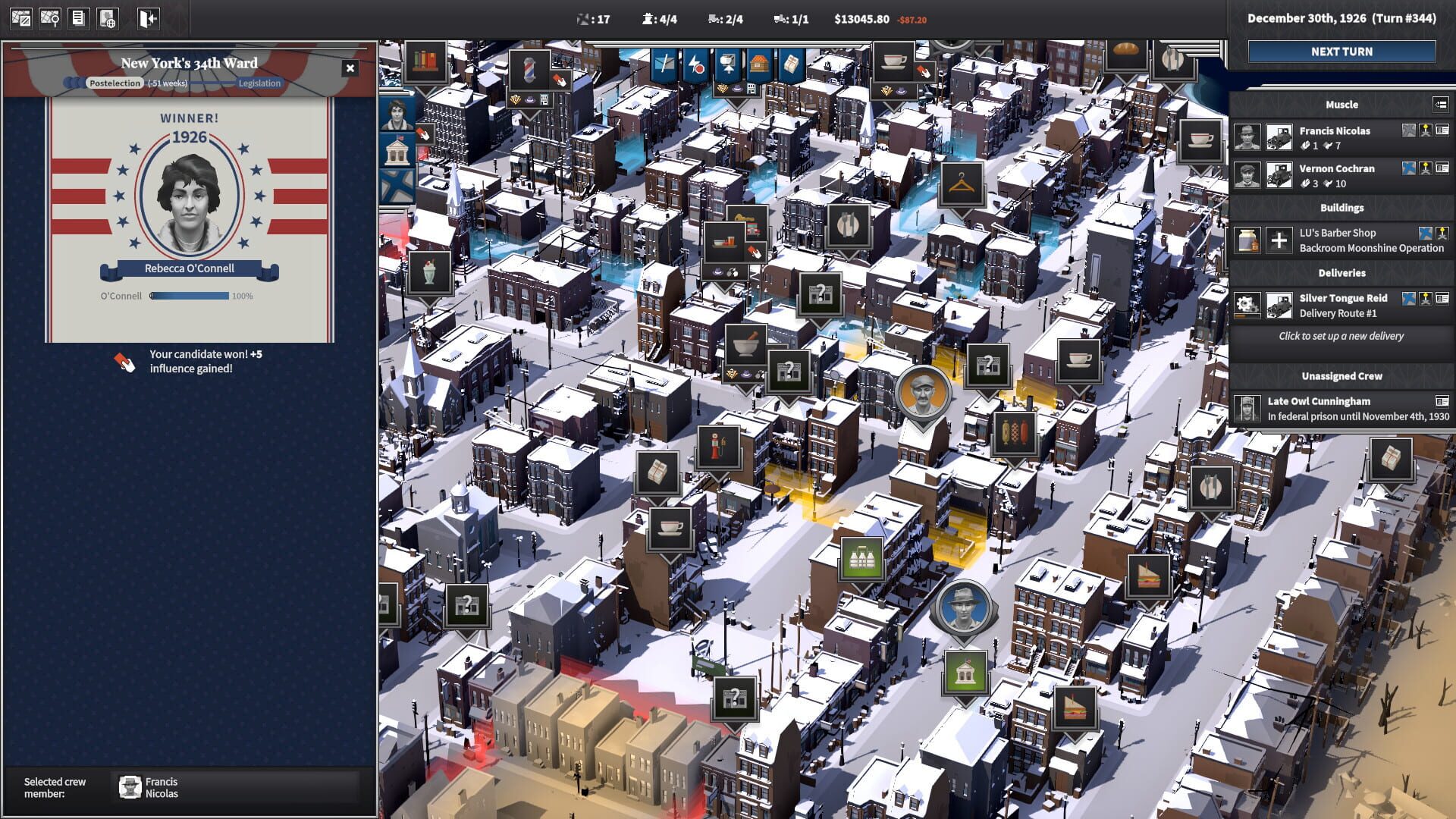 Screenshot for City of Gangsters: Shadow Government