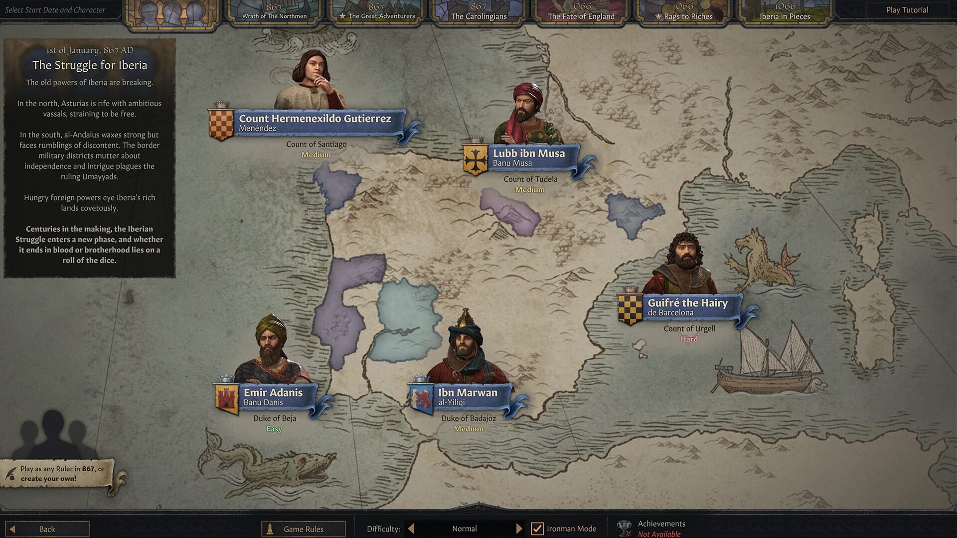 Screenshot for Crusader Kings III: Fate of Iberia