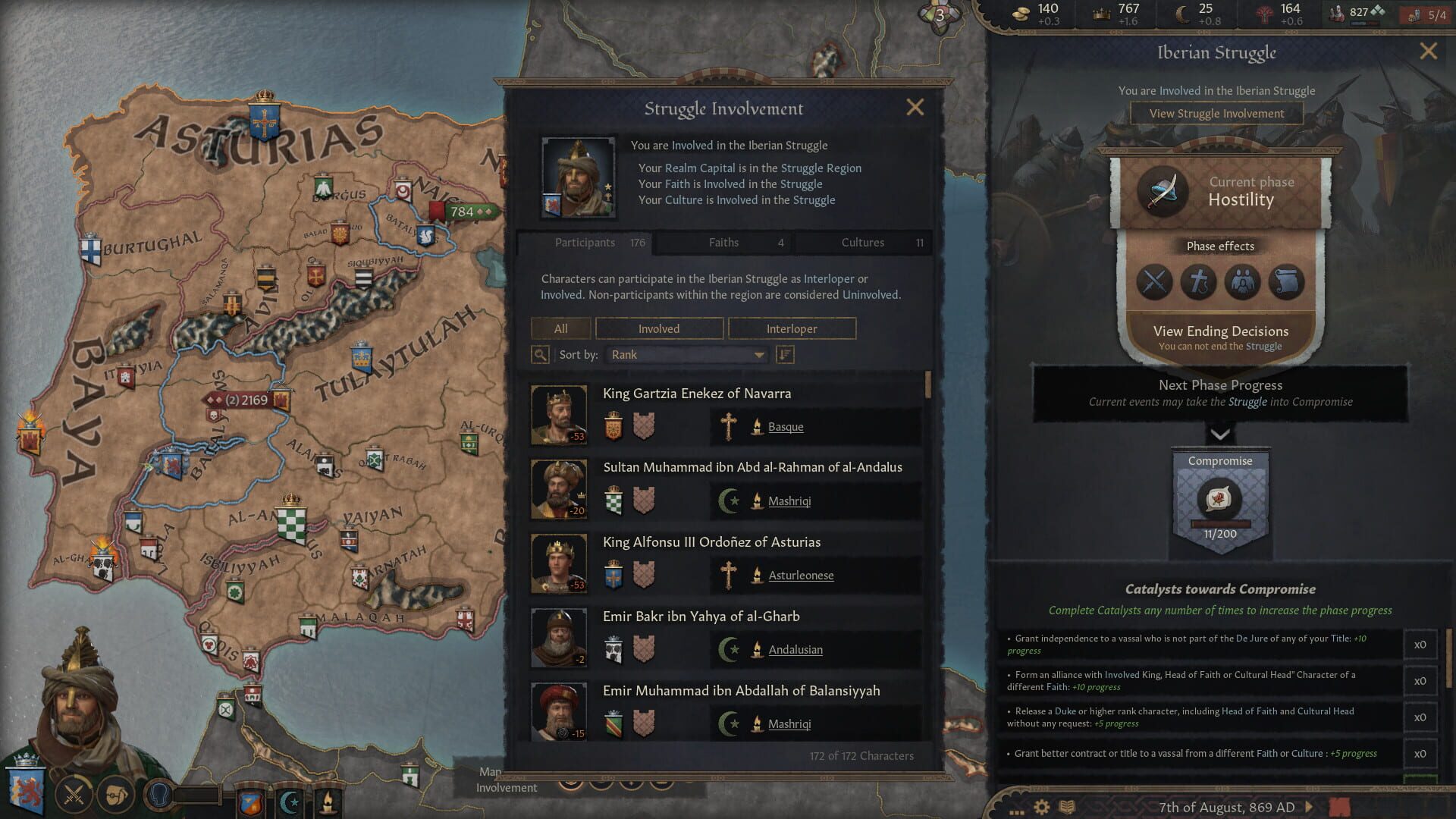 Screenshot for Crusader Kings III: Fate of Iberia