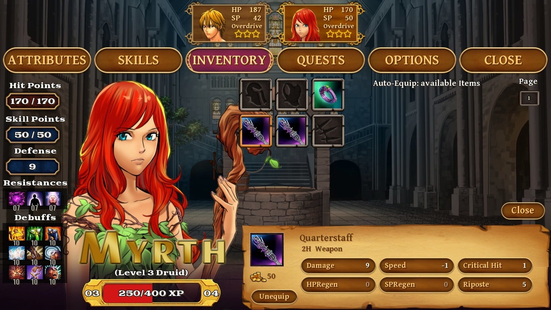 Screenshot for Tales of Aravorn: An Elven Marriage