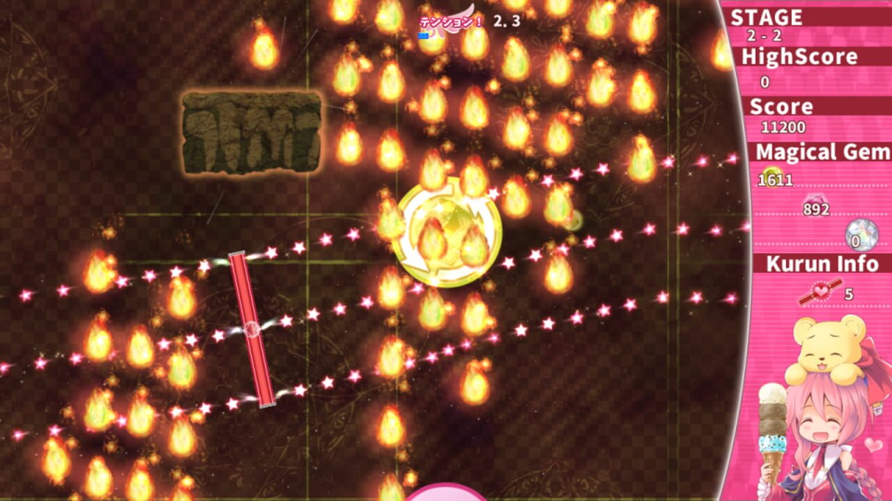 Screenshot for Magical Stick Girl Miracle Kurun Survival!