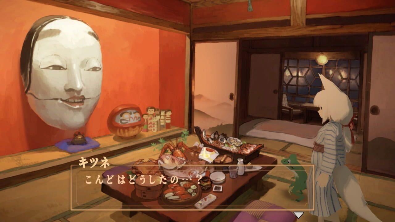 Screenshot for Fox and Frog Travelers: The Demon of Adashino Island