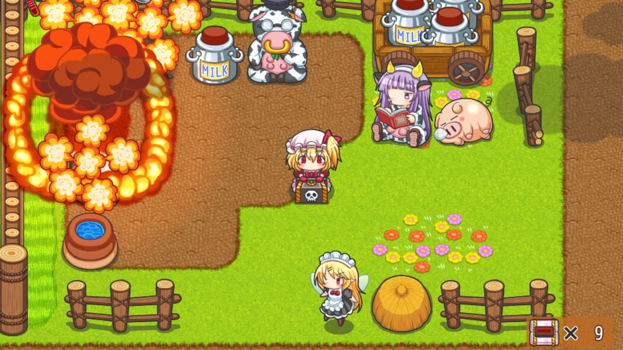 Screenshot for Fura-fura Bouken Flan-chan: Kaizoku Zaihou Tanken-tai