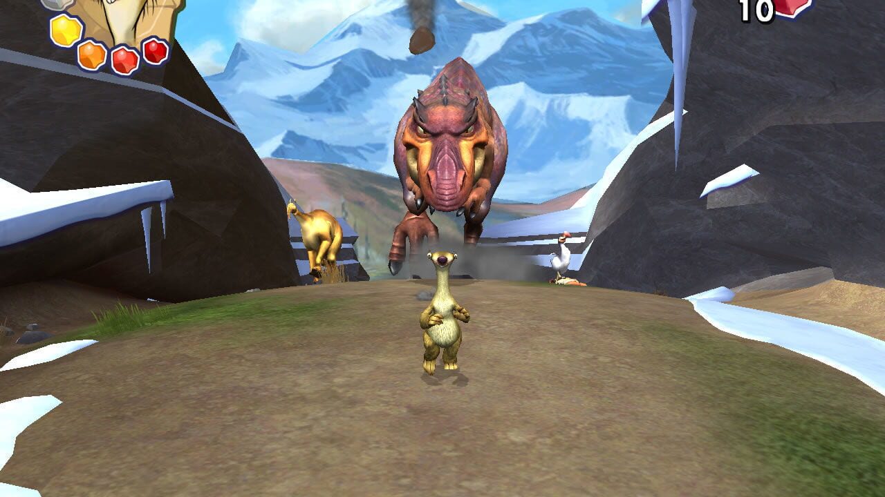 Screenshot for Ice Age: Dawn of the Dinosaurs