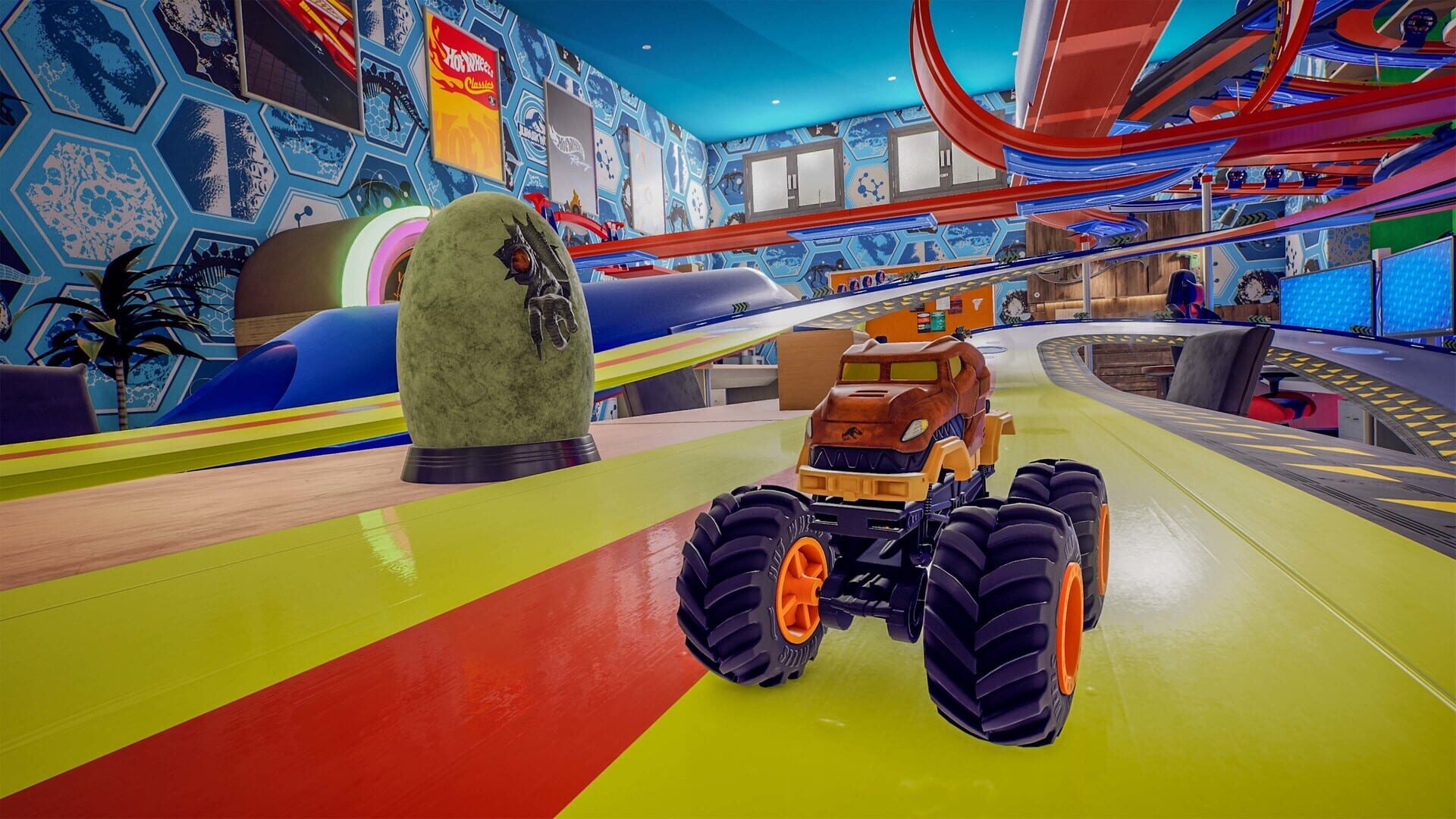Screenshot for Hot Wheels Unleashed: Jurassic World Racing Season
