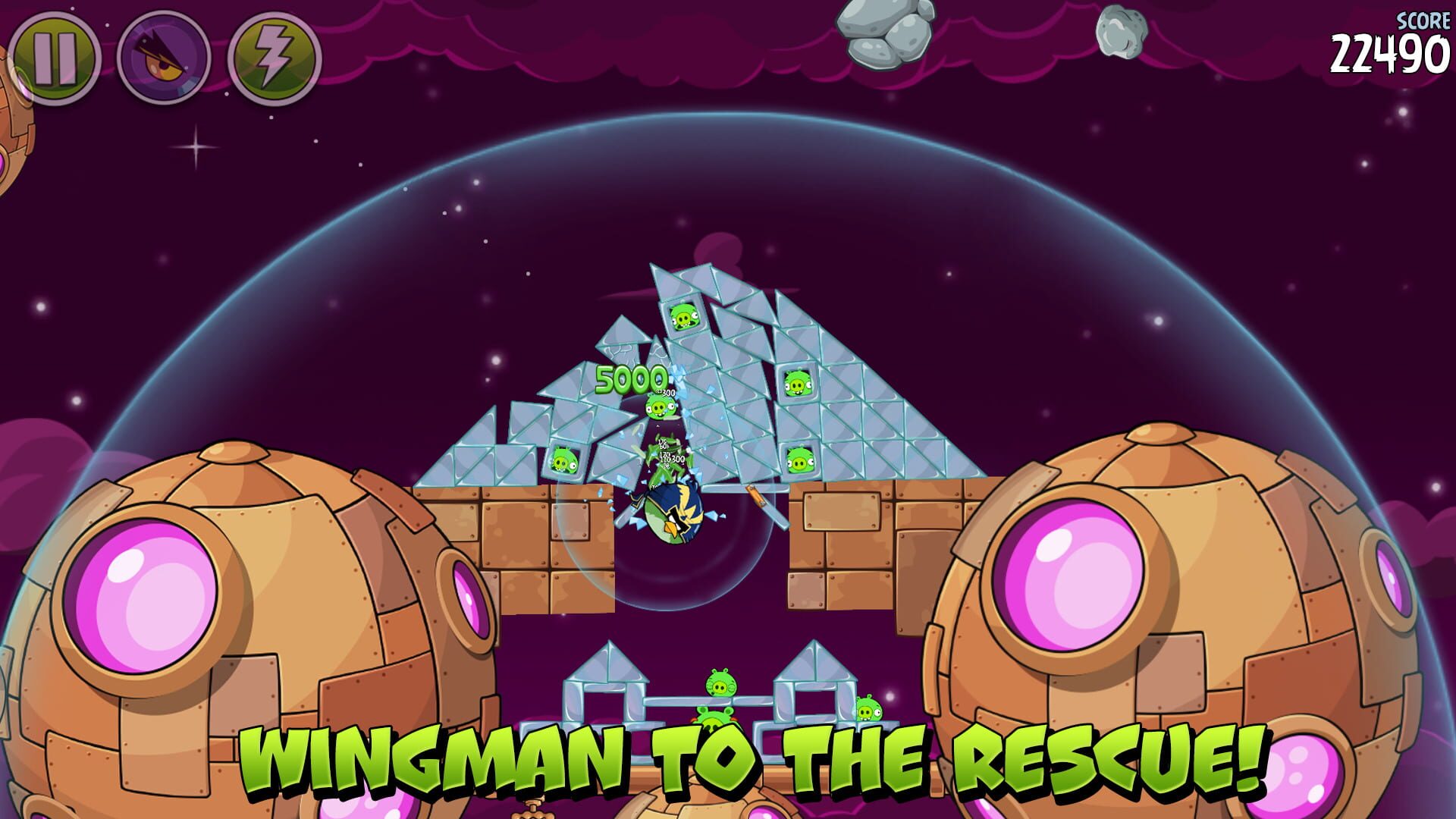 Screenshot for Angry Birds Space HD