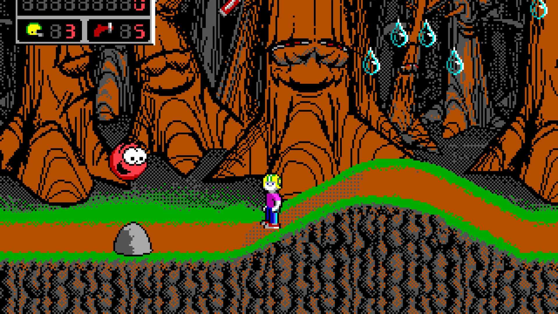 Screenshot for Commander Keen in Goodbye, Galaxy!: Secret of the Oracle