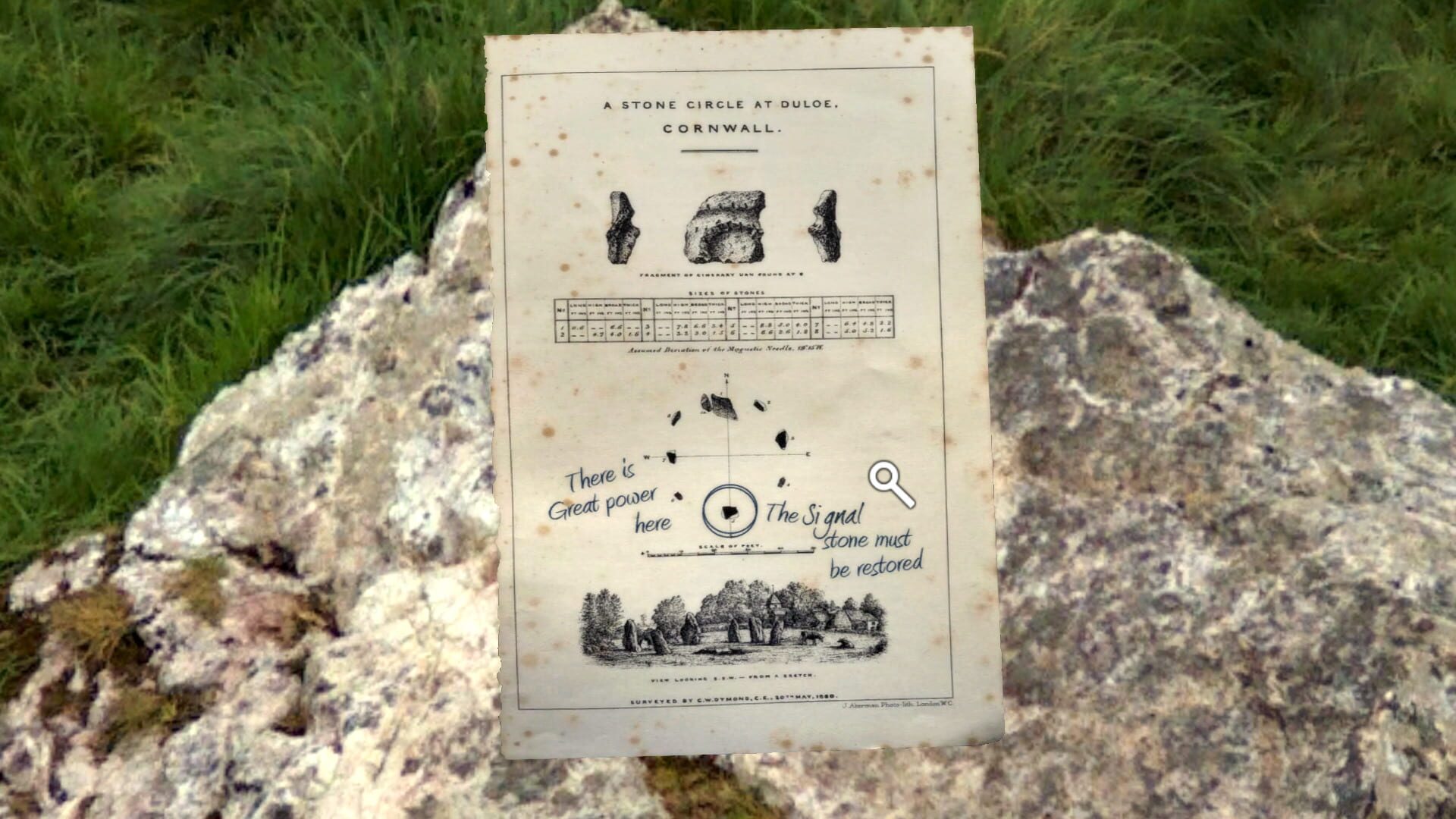 Screenshot for Beltane: A strange encounter at Duloe - Stone Circle