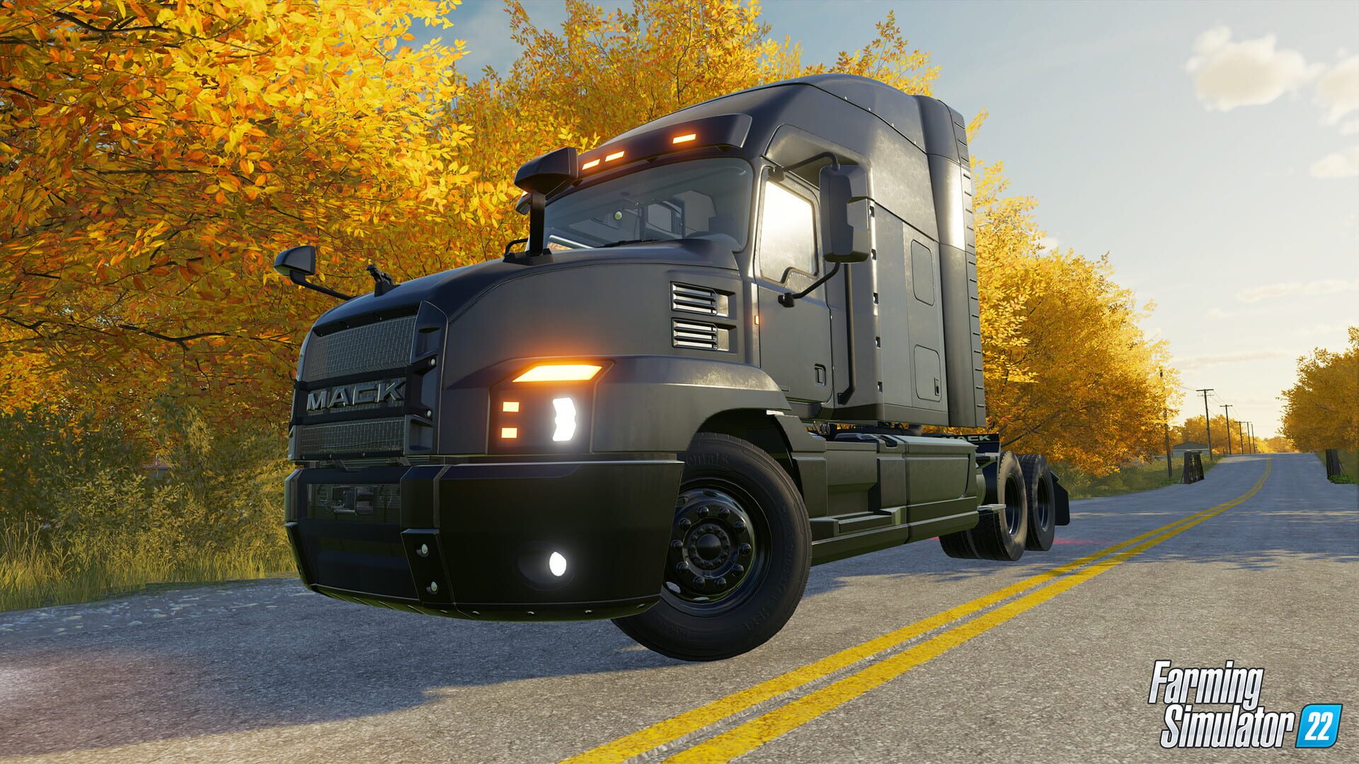 Screenshot for Farming Simulator 22: Mack Trucks - Black Anthem