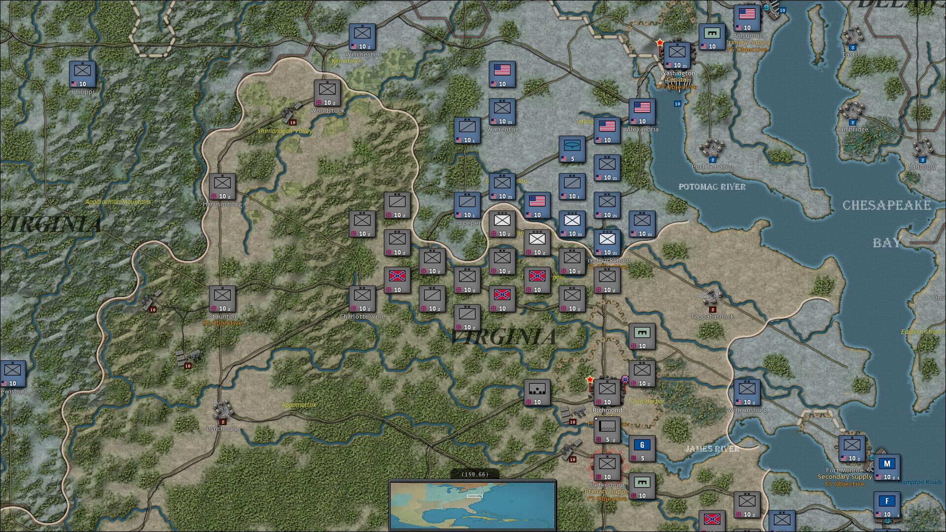 Screenshot for Strategic Command: American Civil War