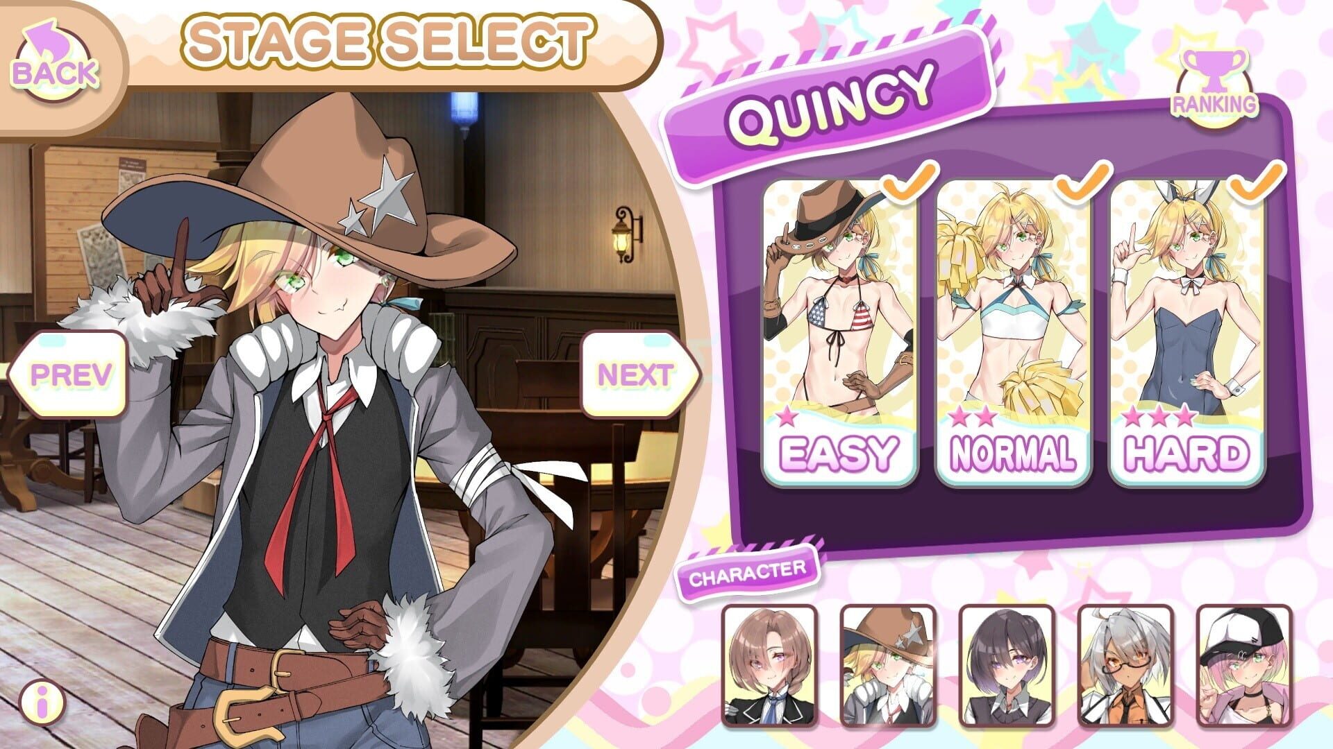 Screenshot for Otoko Cross: Pretty Boys Klondike Solitaire