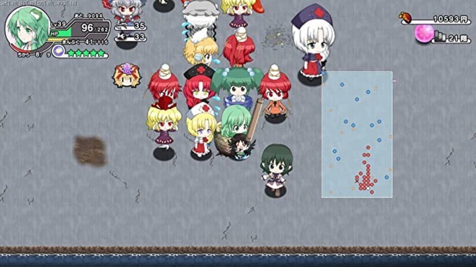 Screenshot for Miracle Chou Party Plus: Sanae to Tenshi no Gensou Labyrinth