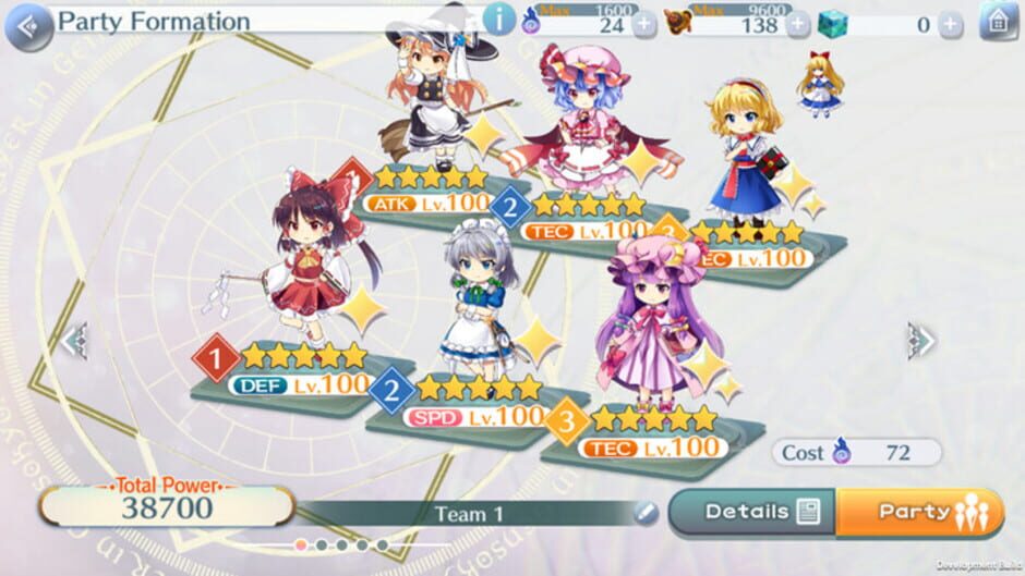 Screenshot for Touhou LostWord
