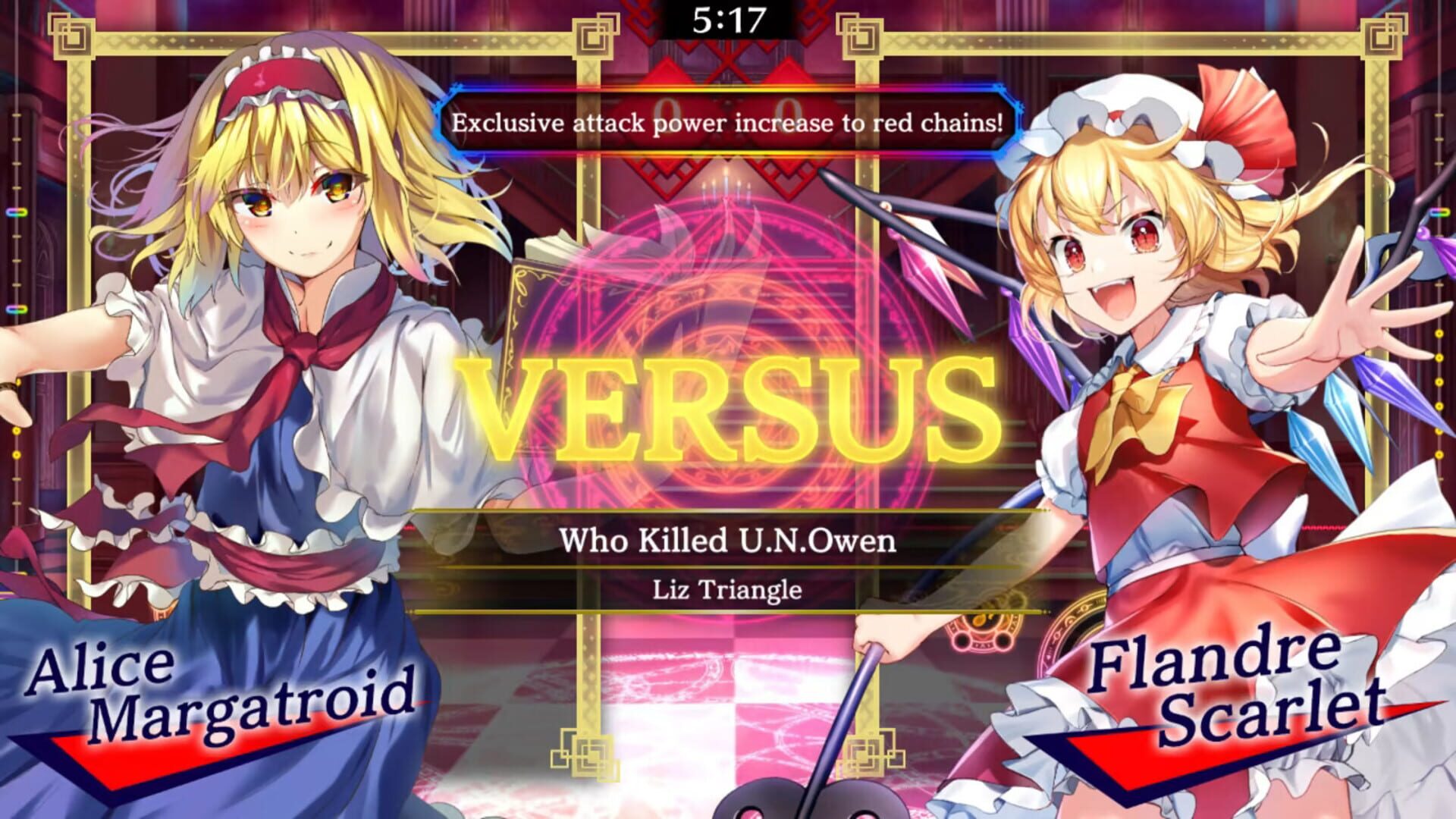 Screenshot for Touhou Spell Bubble: Liz Triangle Song Pack