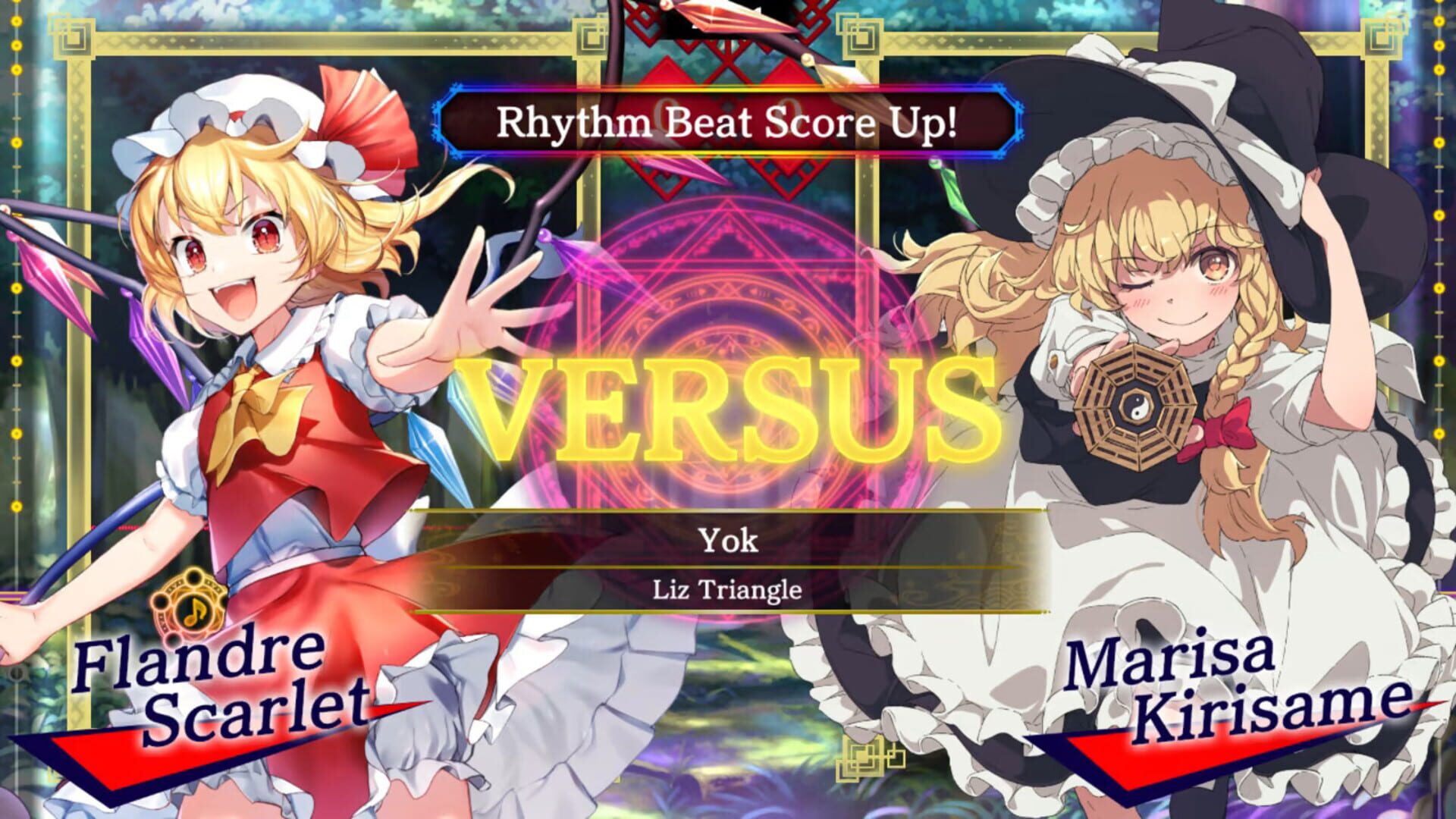 Screenshot for Touhou Spell Bubble: Liz Triangle Song Pack