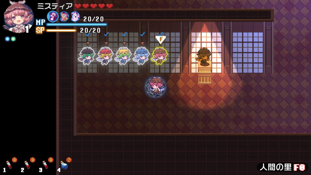 Screenshot for Touhou Blooming Chaos 2: Chara Pack Special - Mystia Lorelei
