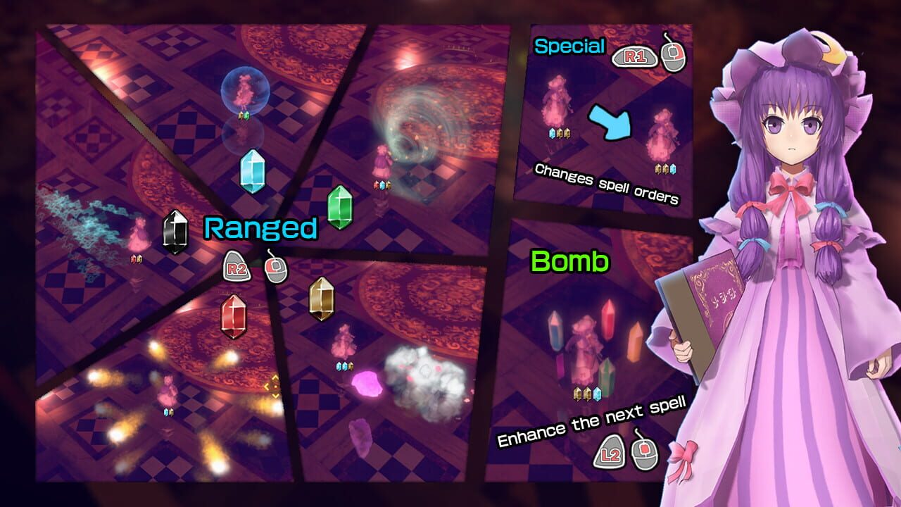 Screenshot for The Disappearing of Gensokyo: Patchouli