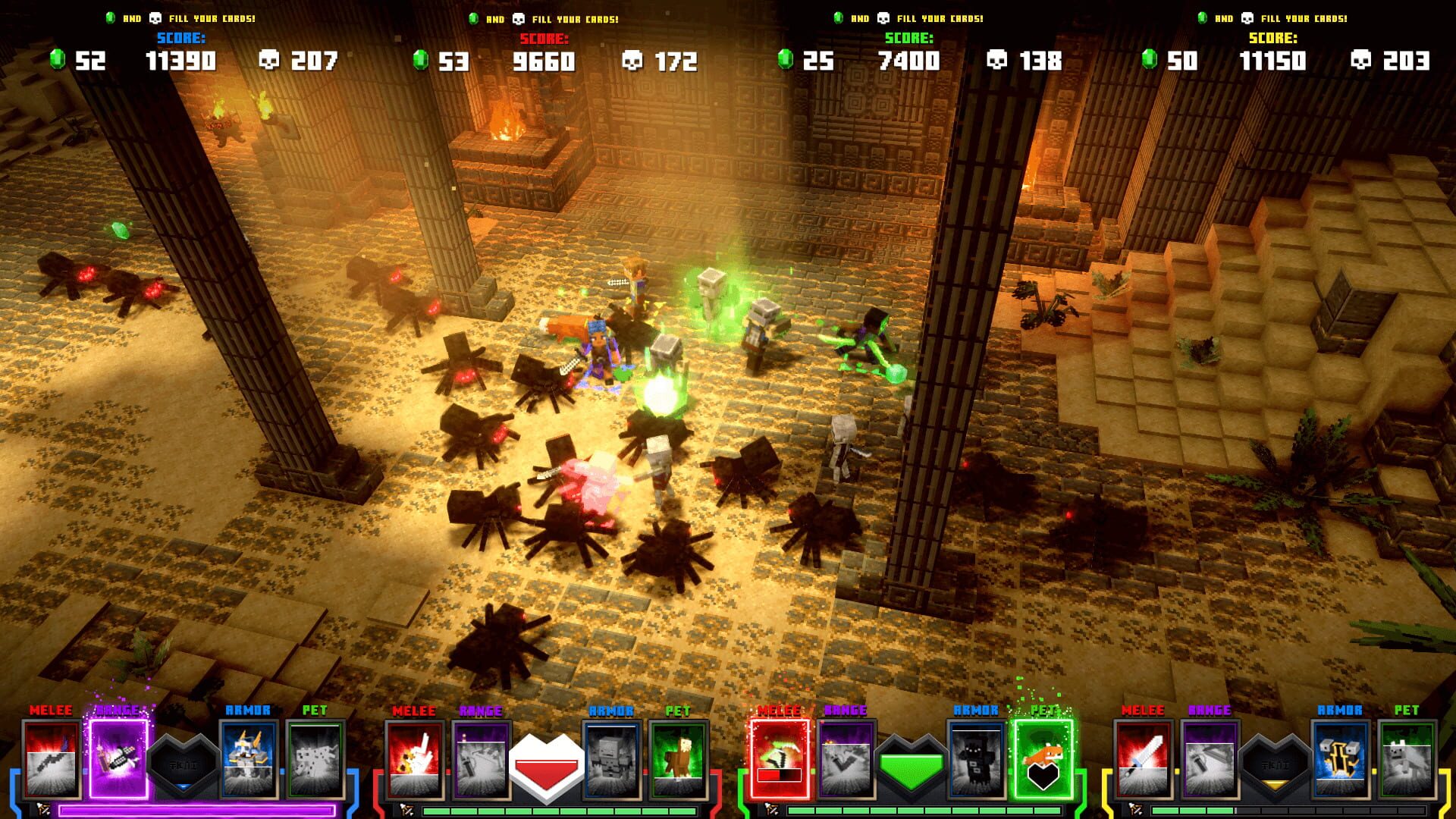 Screenshot for Minecraft Dungeons Arcade