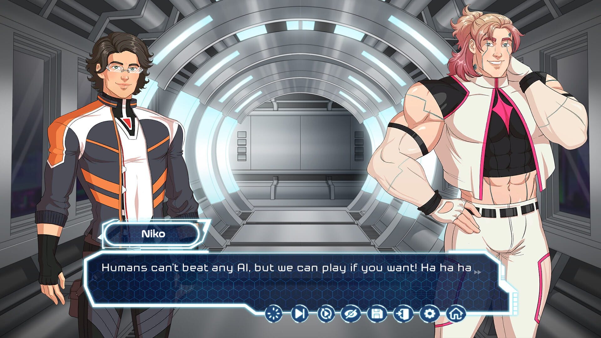 Screenshot for Baradroid: A Gay Visual Novel