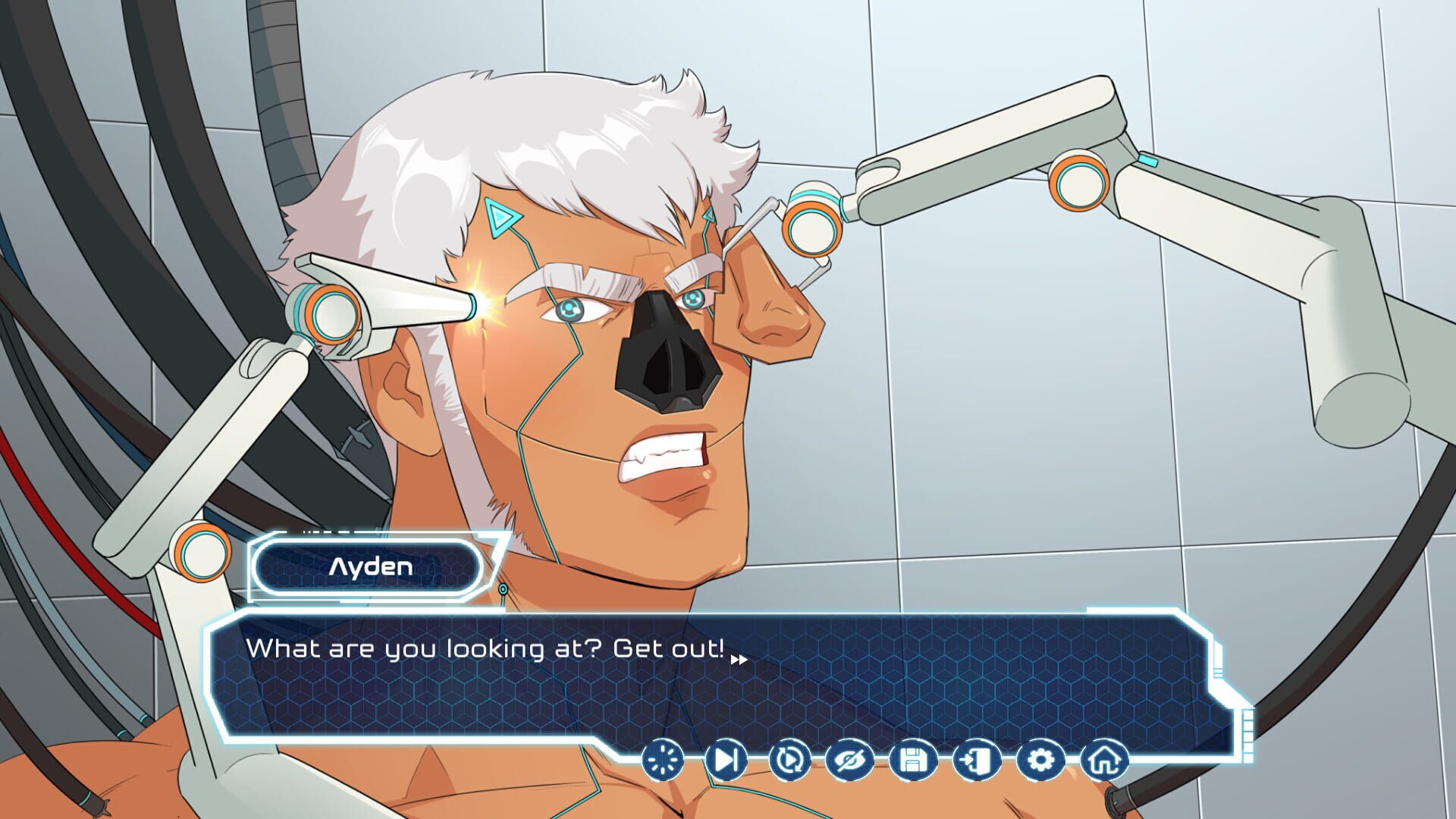 Screenshot for Baradroid: A Gay Visual Novel