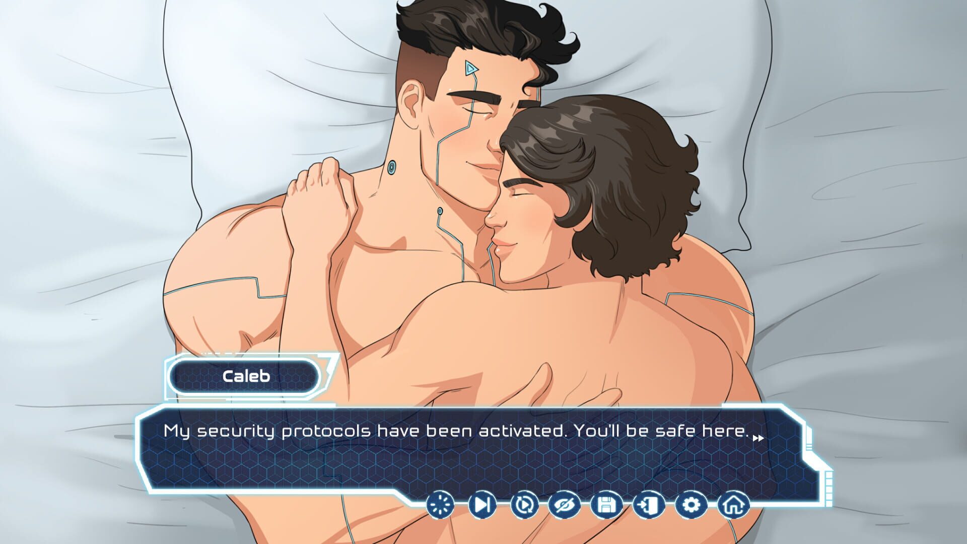 Screenshot for Baradroid: A Gay Visual Novel