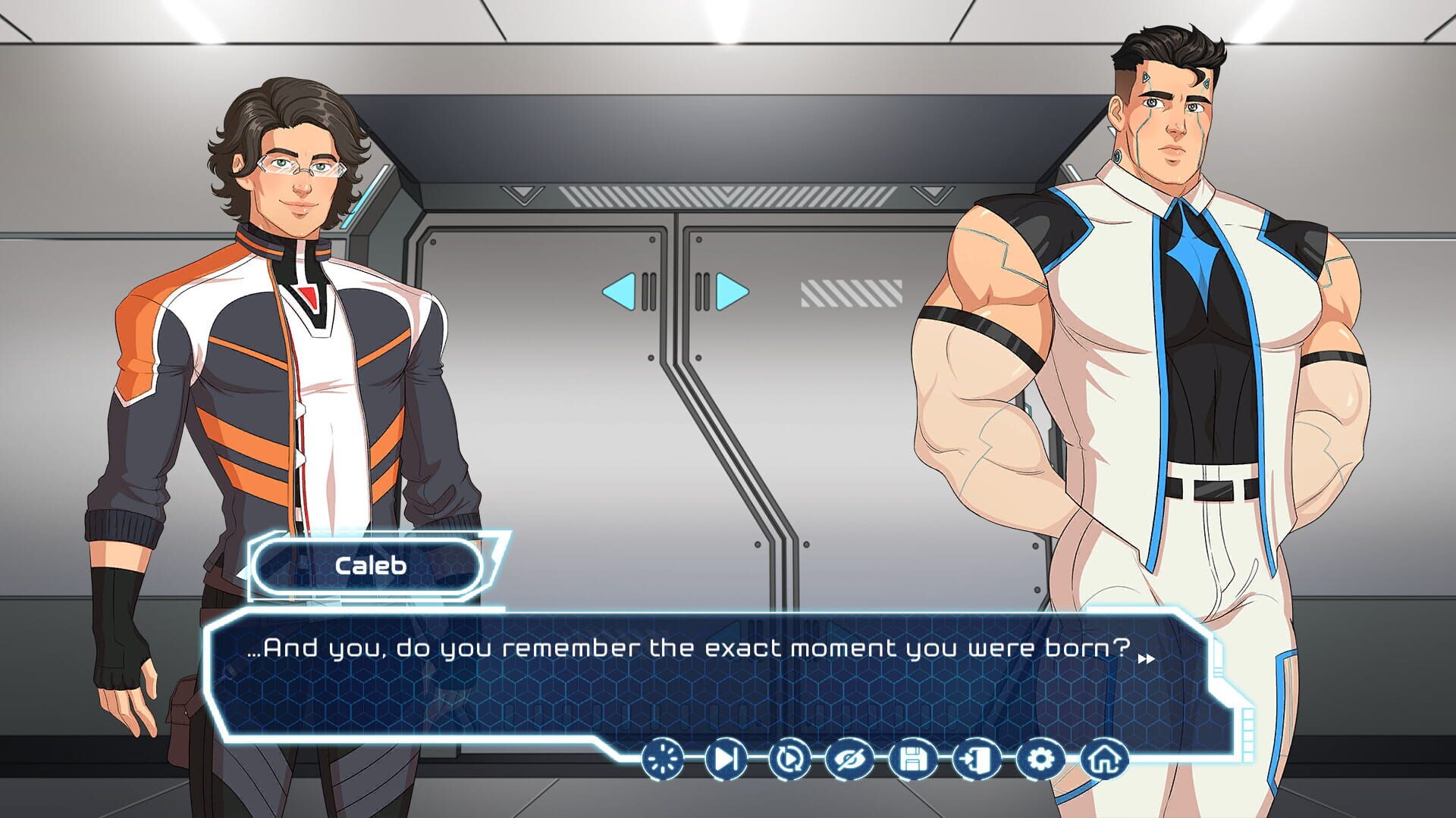 Screenshot for Baradroid: A Gay Visual Novel