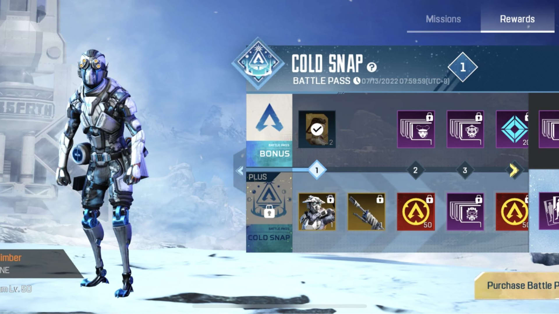 Screenshot for Apex Legends Mobile: Cold Snap