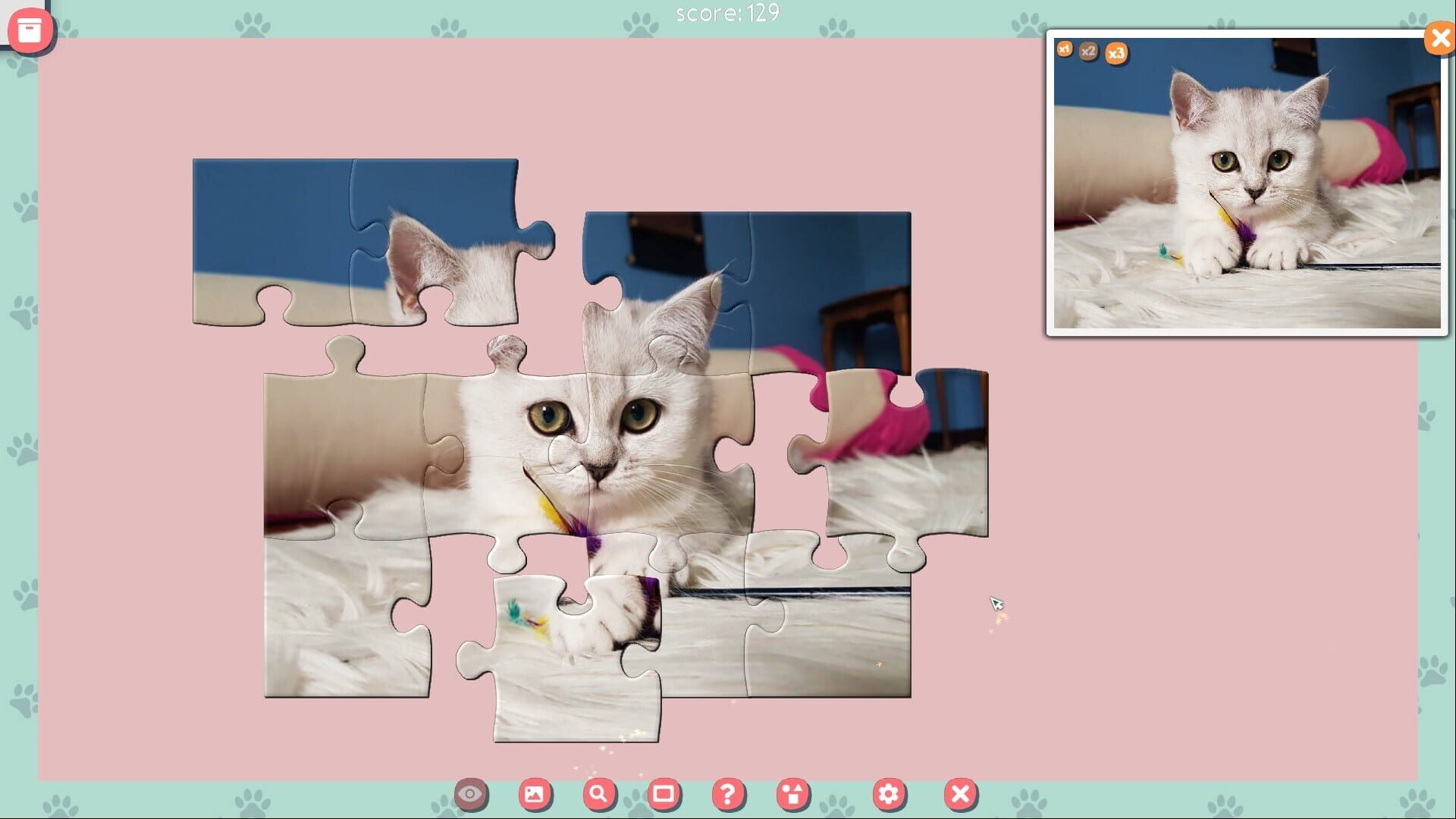 Screenshot for 1001 Jigsaw: Cute Cats 2