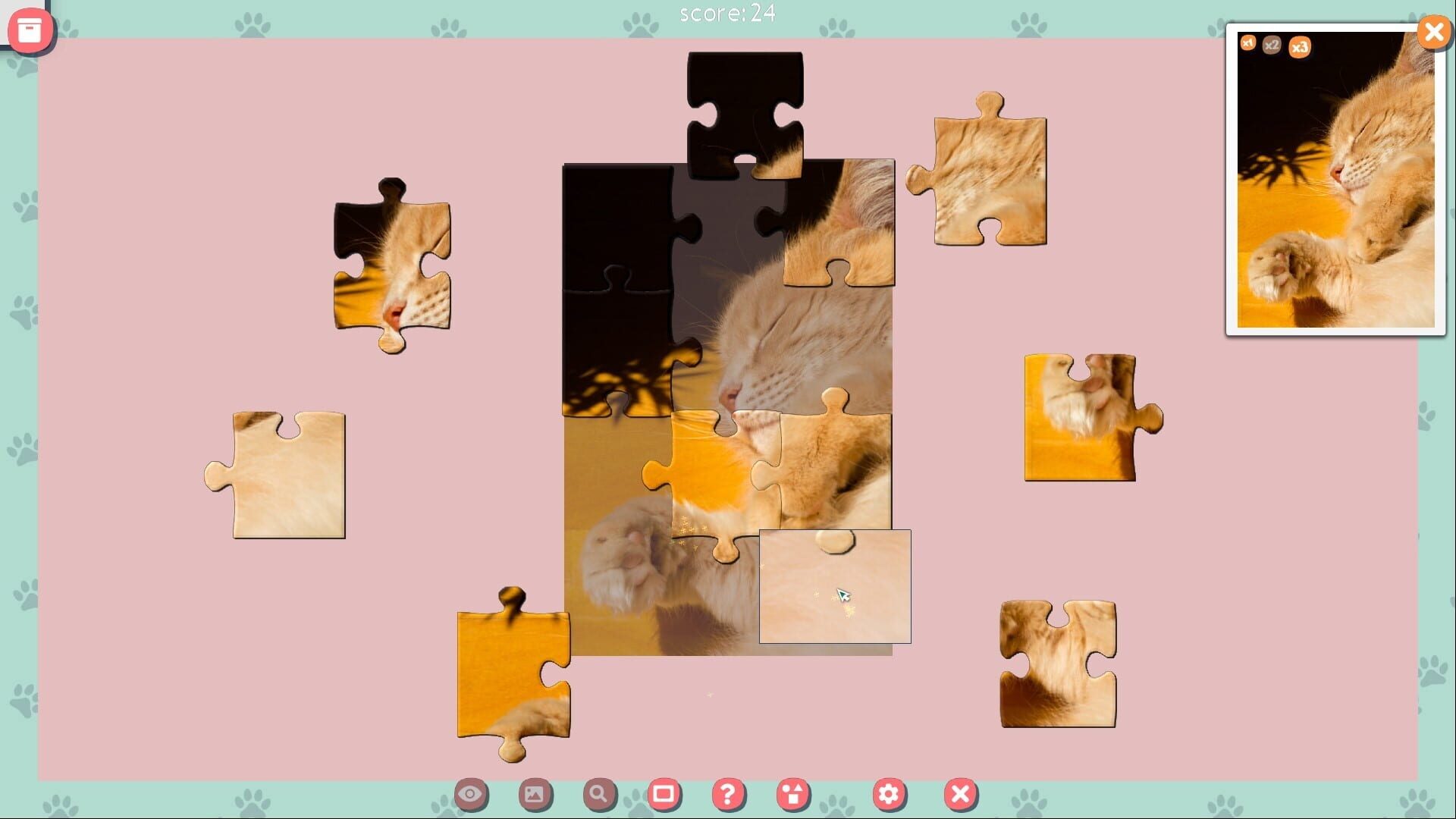 Screenshot for 1001 Jigsaw: Cute Cats 2