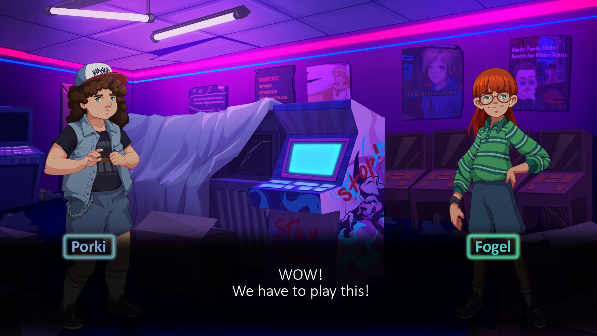 Screenshot for Fogel and Porki Evil Arcade