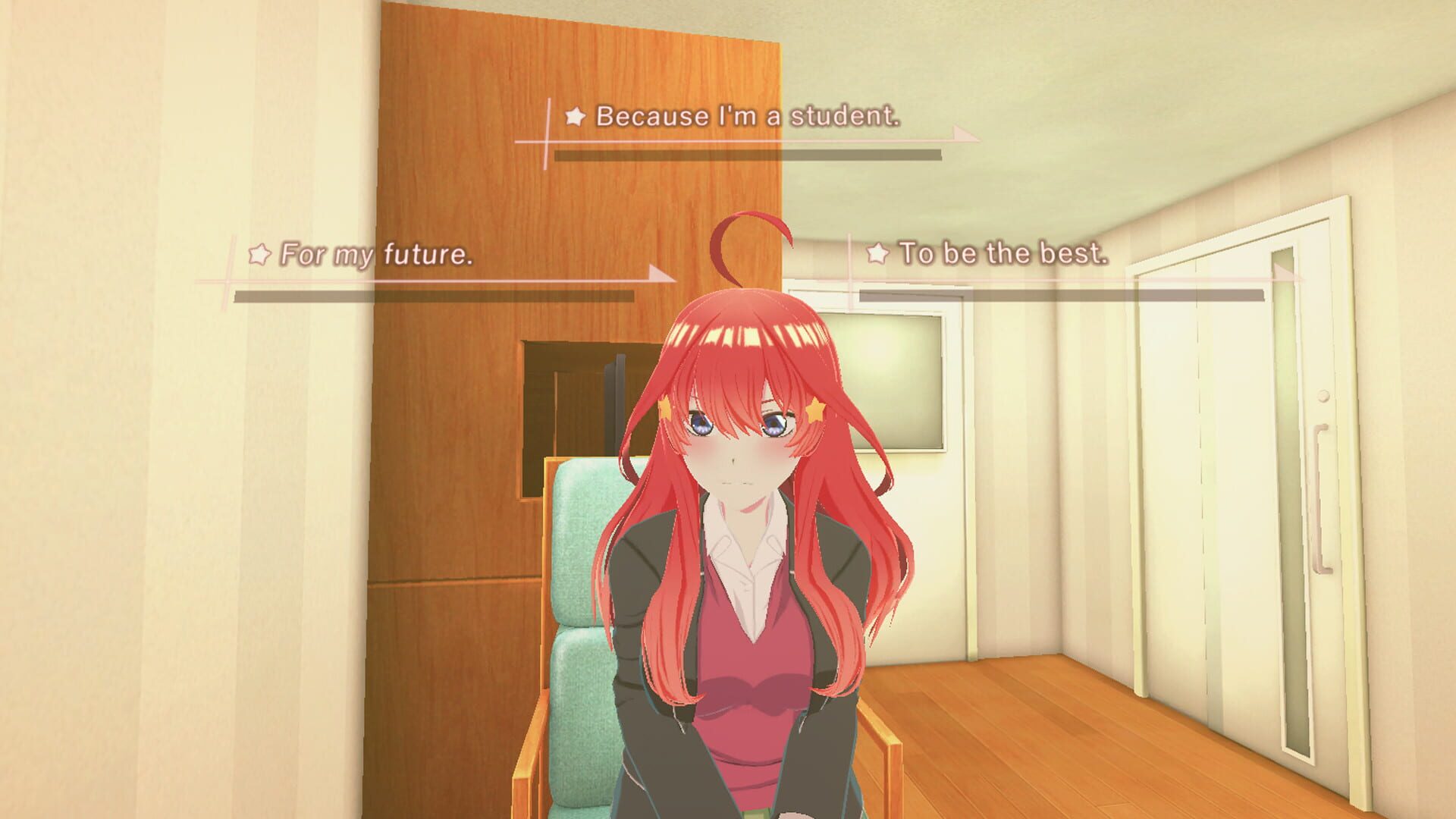 Screenshot for The Quintessential Quintuplets: Omoide VR - Itsuki