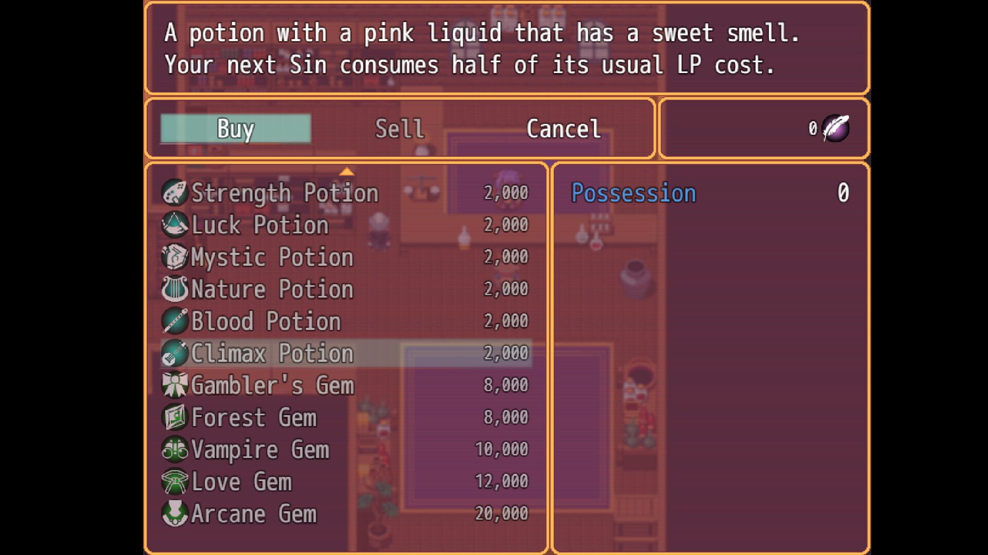 Screenshot for Ikkarus and the Prince of Sin