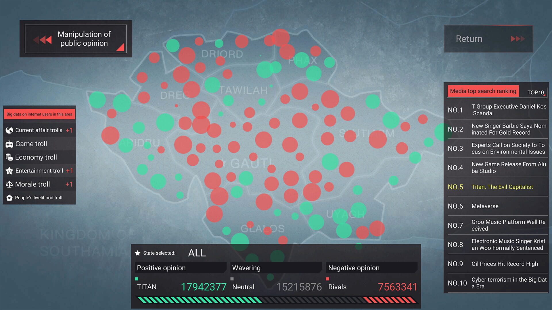 Screenshot for Cyber Manhunt: A Company Man of Titan