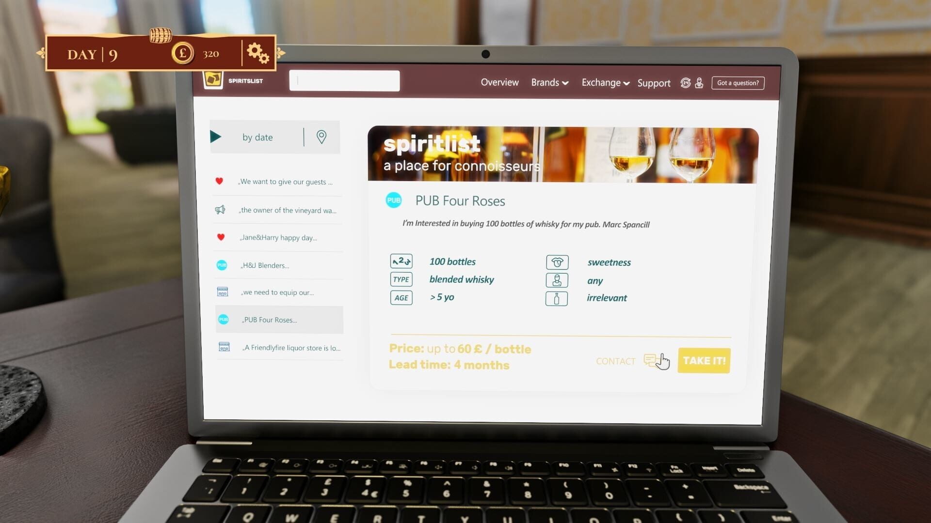 Screenshot for Whisky Bottler