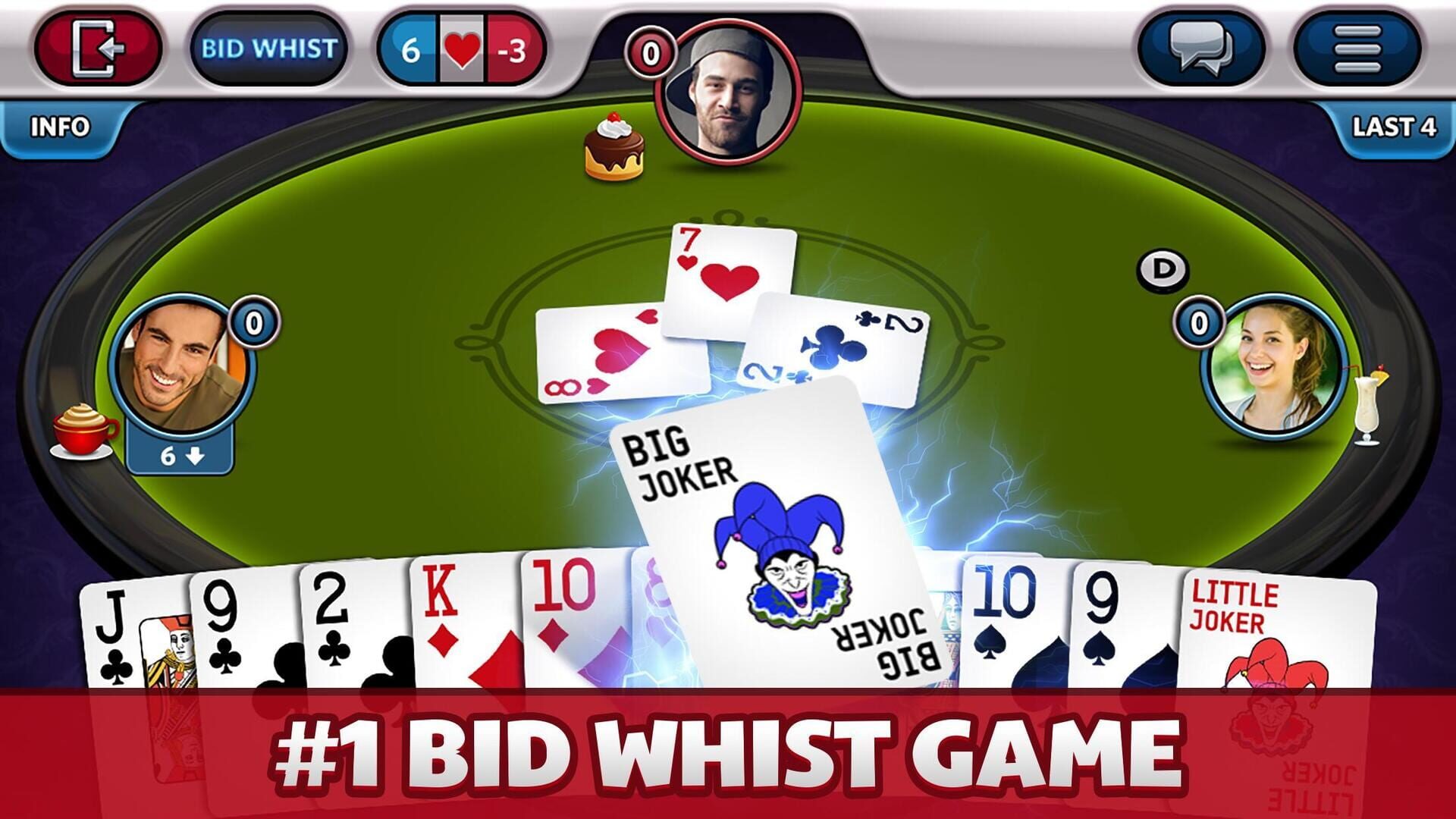Screenshot for Bid Whist Plus