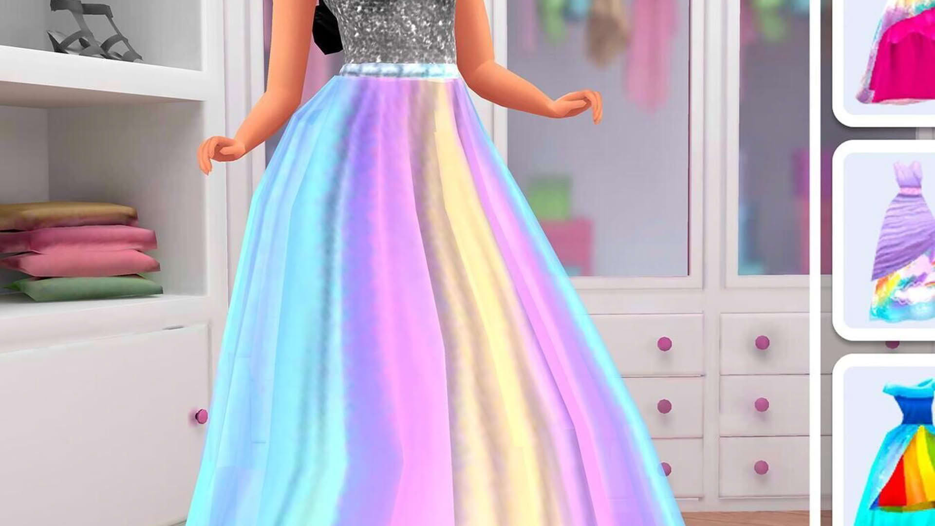 Screenshot for Barbie Fashion Closet