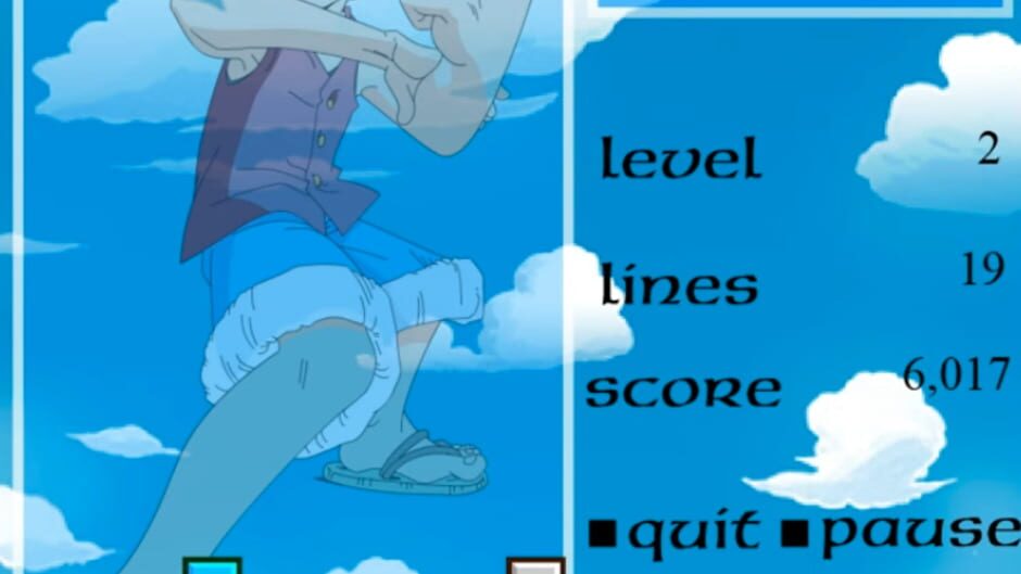 Screenshot for One Piece Tetris