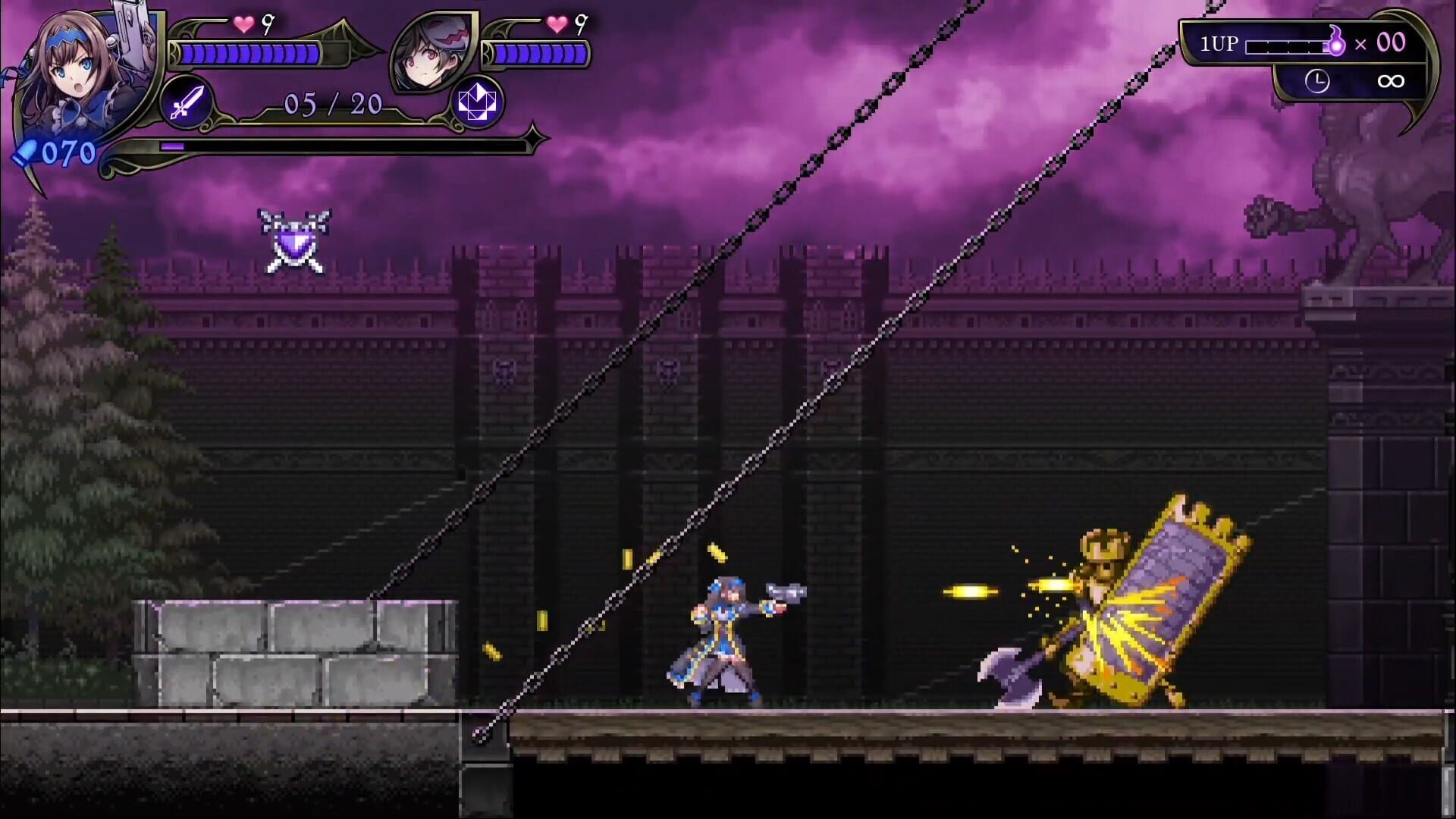 Screenshot for Gal Guardians: Demon Purge