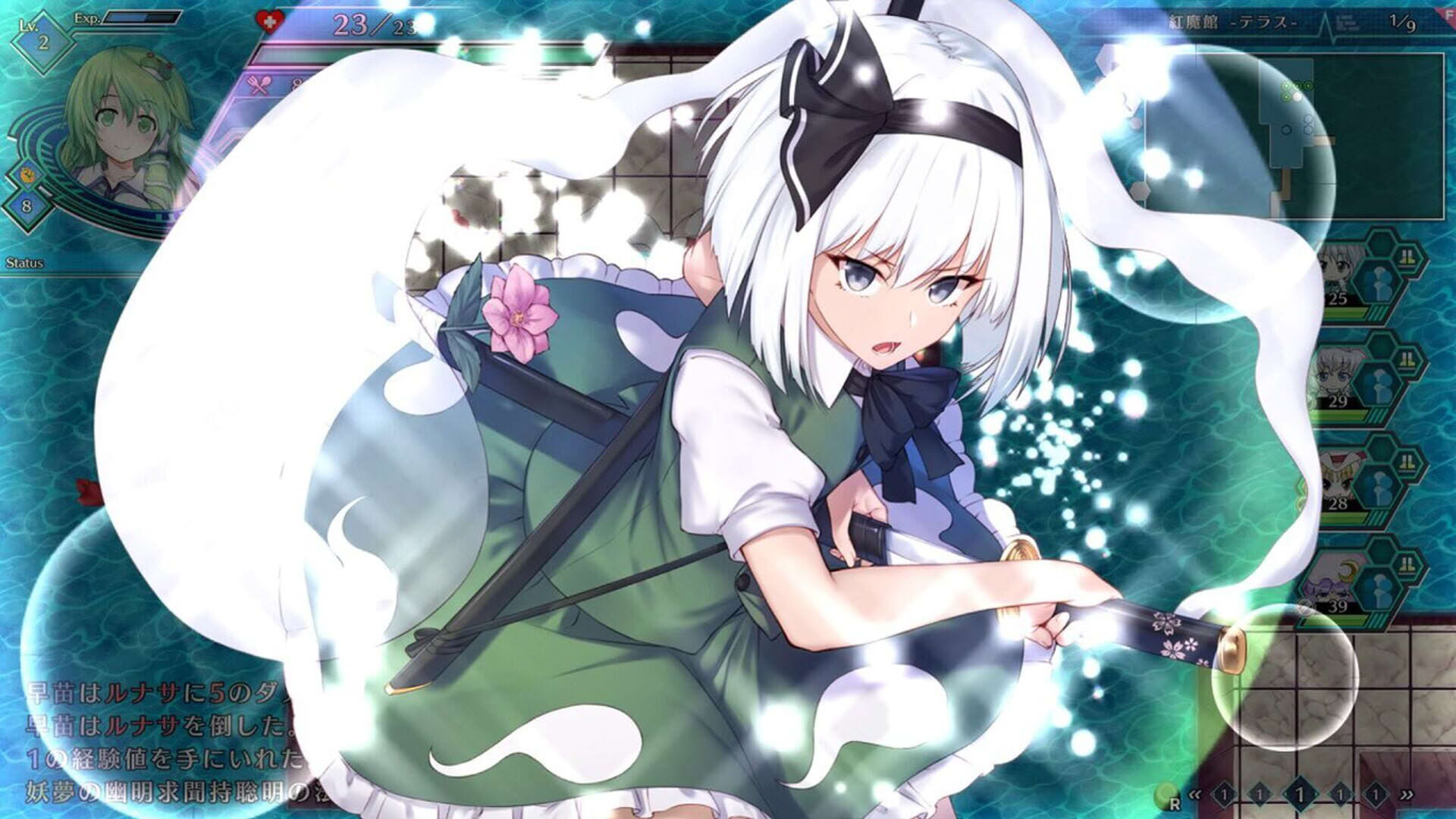 Screenshot for Touhou Genso Wanderer: Lotus Labyrinth - Lotus Friends